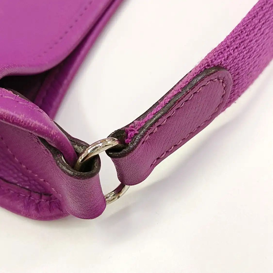 Hermes Hermes Vespa 28 lavender Epsom cowhide leather shoulder bag crossbody bag silver Size ONE SIZE - 20 Thumbnail