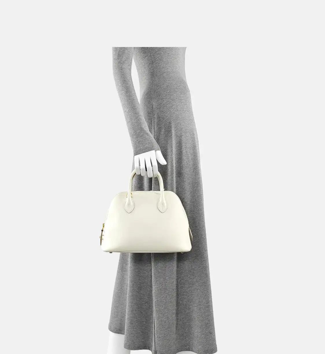 Hermes Hermes Bolide Pure White Evercolor cowhide leather Bolide bag shoulder bag handb Size ONE SIZE - 2 Thumbnail