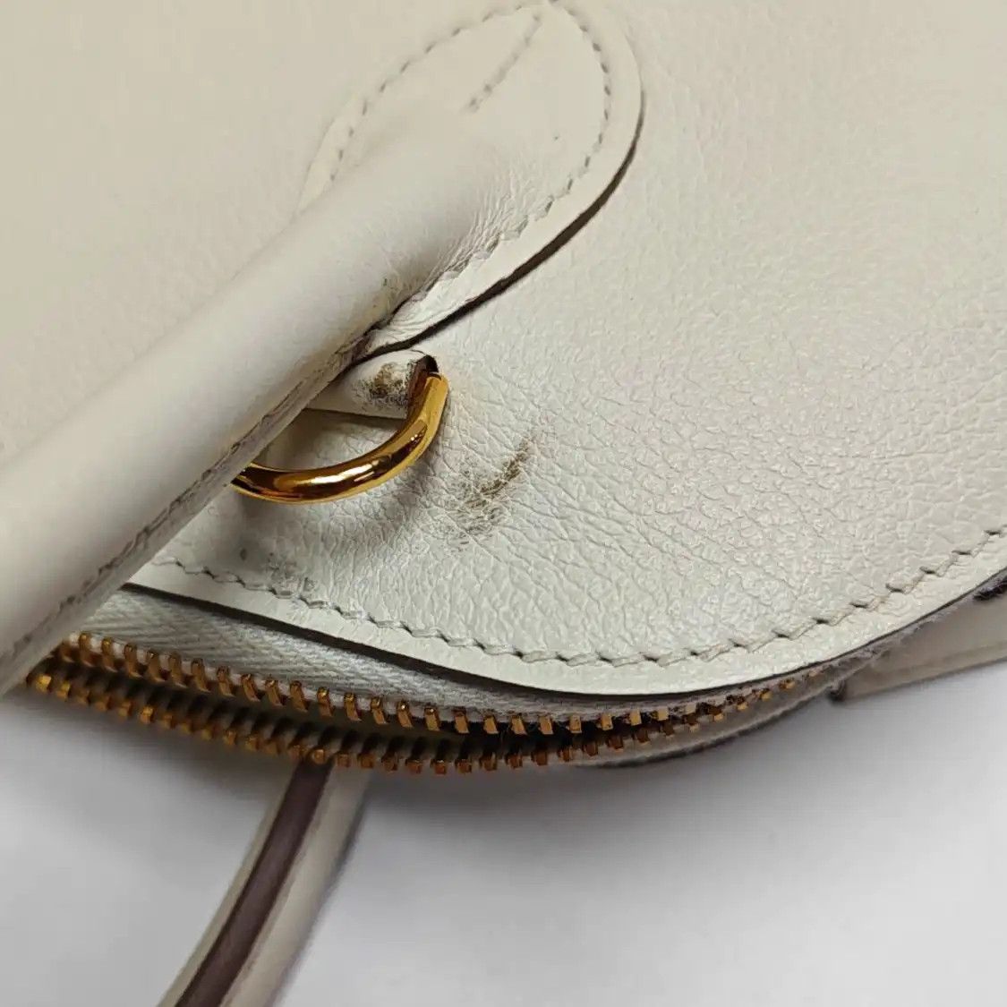Hermes Hermes Bolide Pure White Evercolor cowhide leather Bolide bag shoulder bag handb Size ONE SIZE - 9 Thumbnail