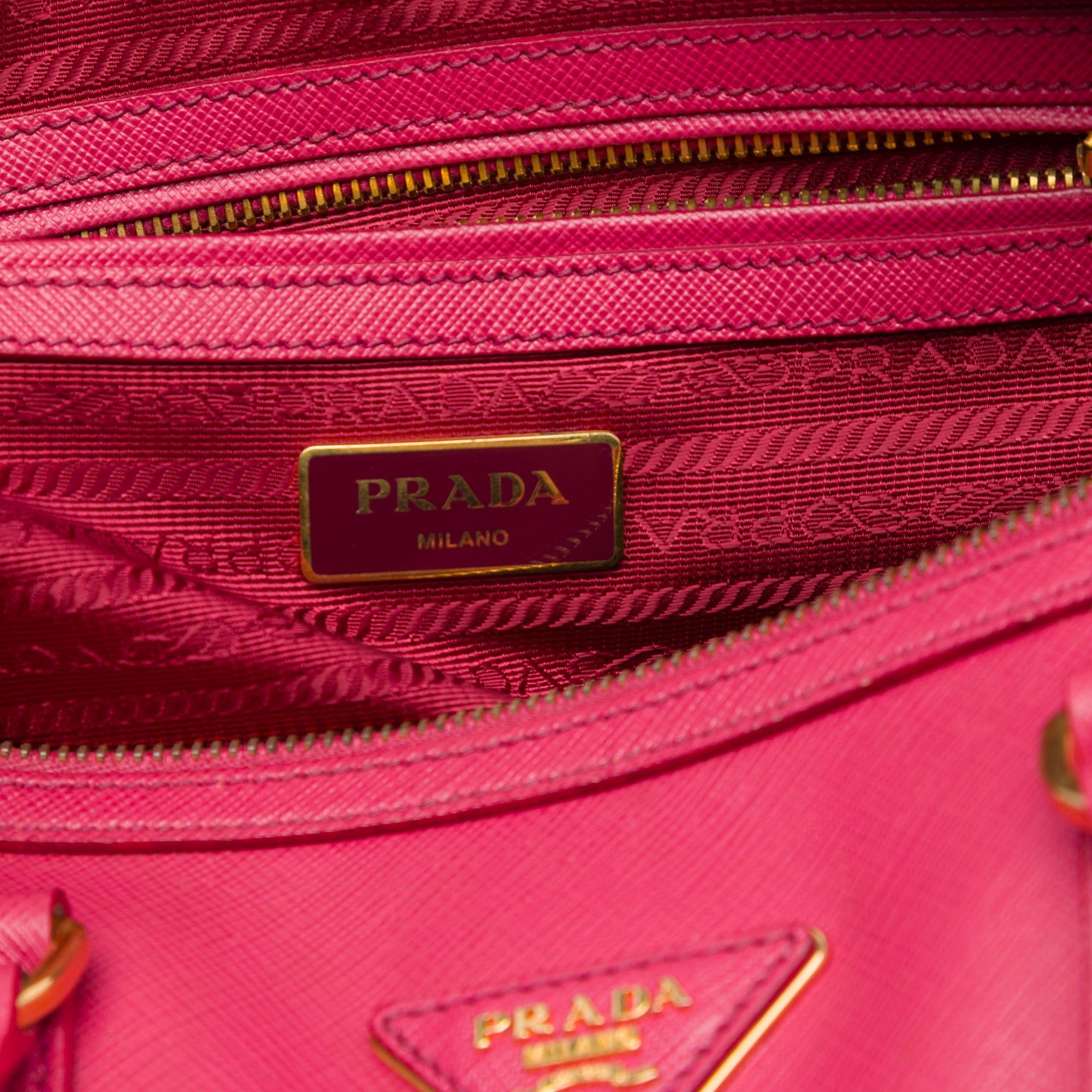 Prada Saffiano Lux Convertible Bowler Bag Size ONE SIZE - 5 Thumbnail