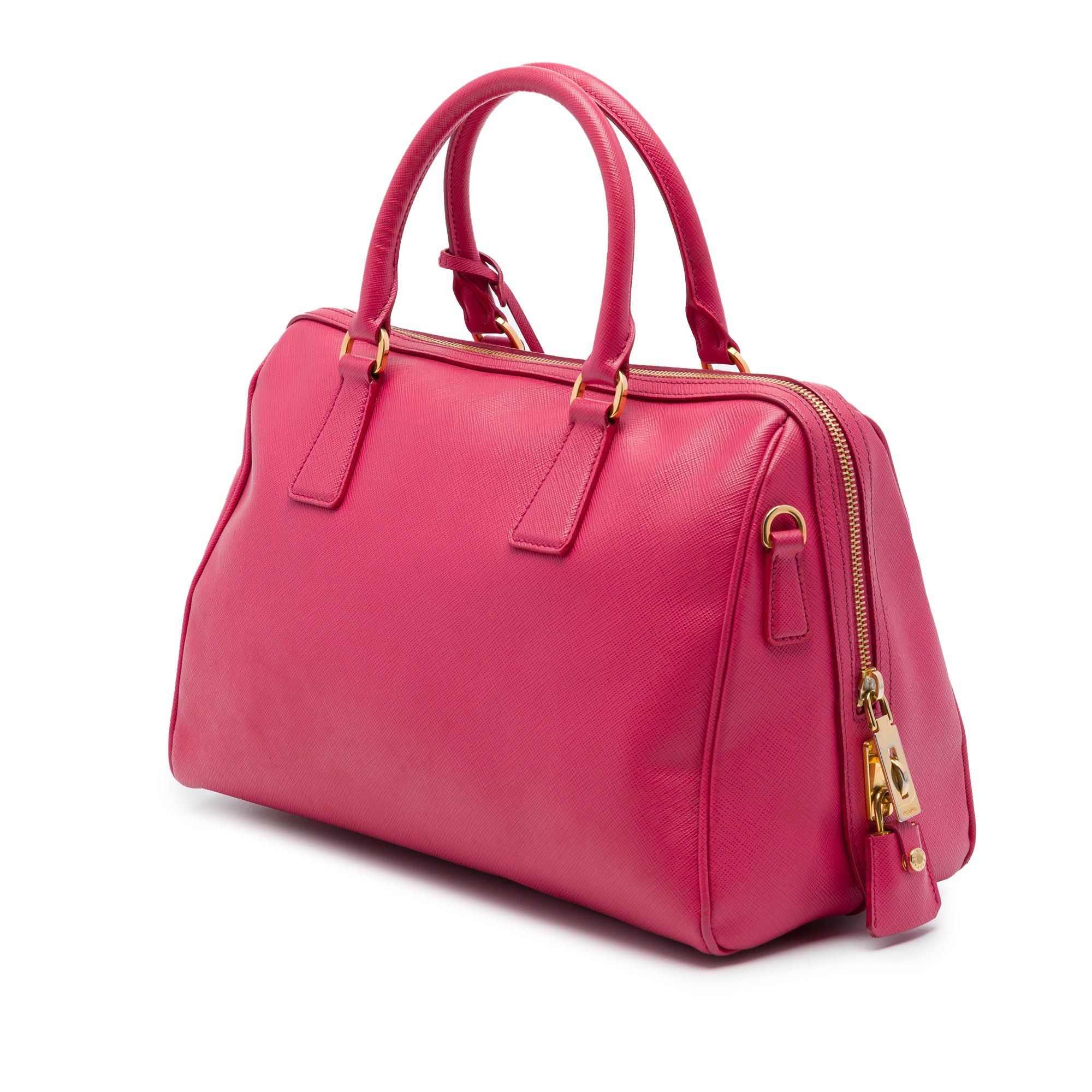 Prada Saffiano Lux Convertible Bowler Bag Size ONE SIZE - 2 Thumbnail