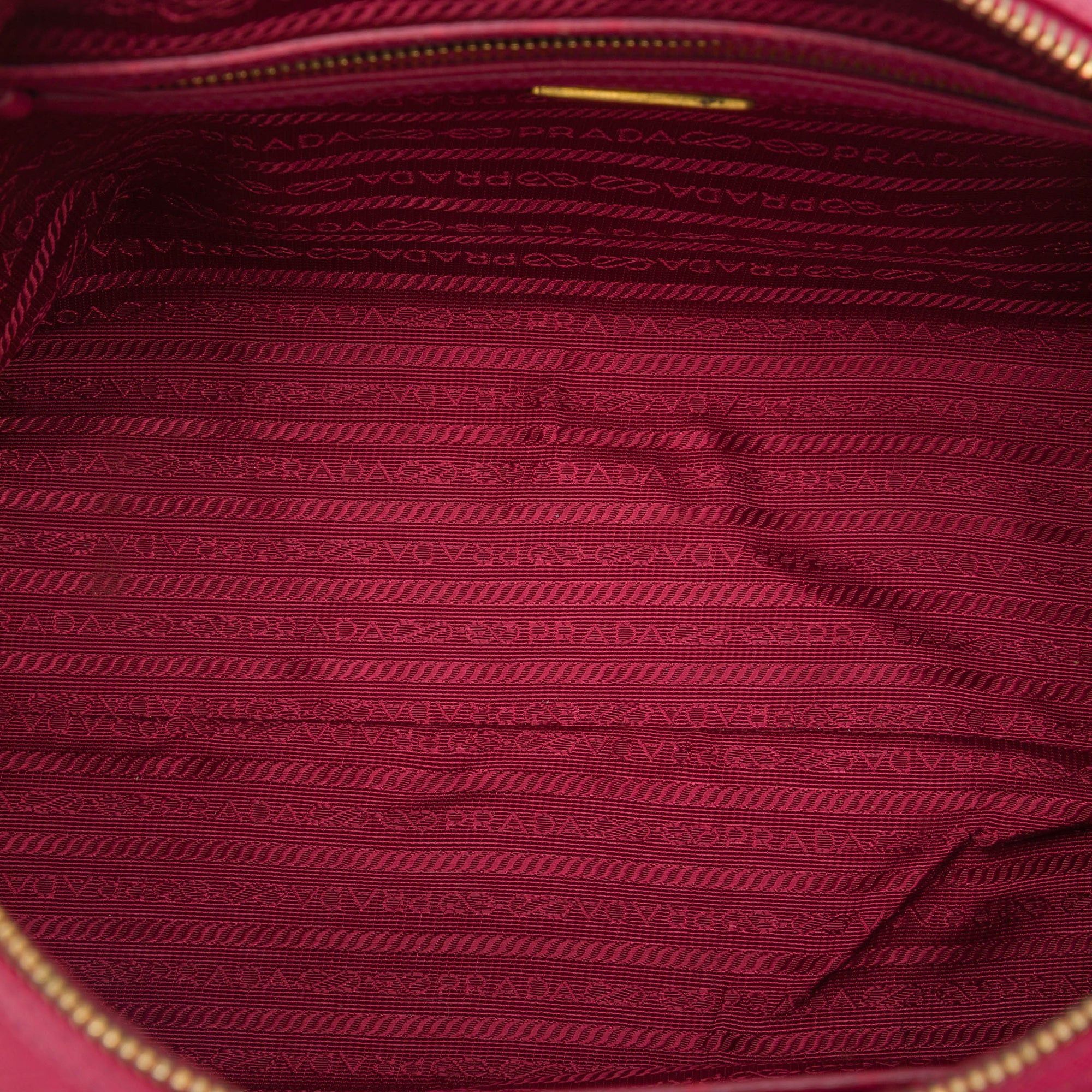 Prada Saffiano Lux Convertible Bowler Bag Size ONE SIZE - 4 Thumbnail