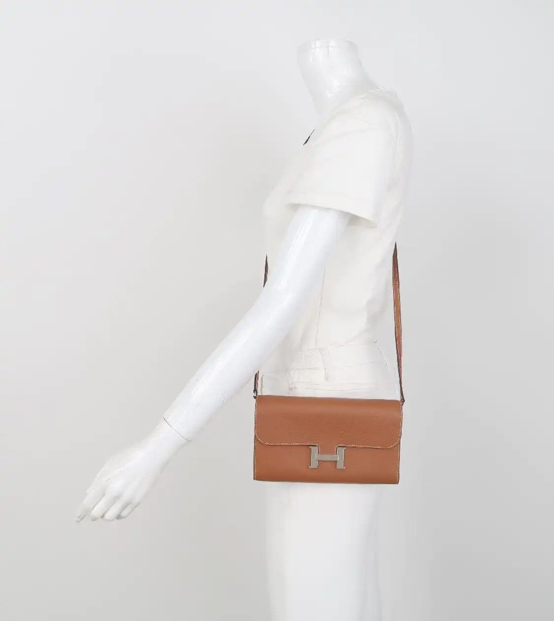 Hermes Hermes Constance Togo Etoupe Epsom cowhide leather Constance bag shoulder bag si Size ONE SIZE - 8 Thumbnail