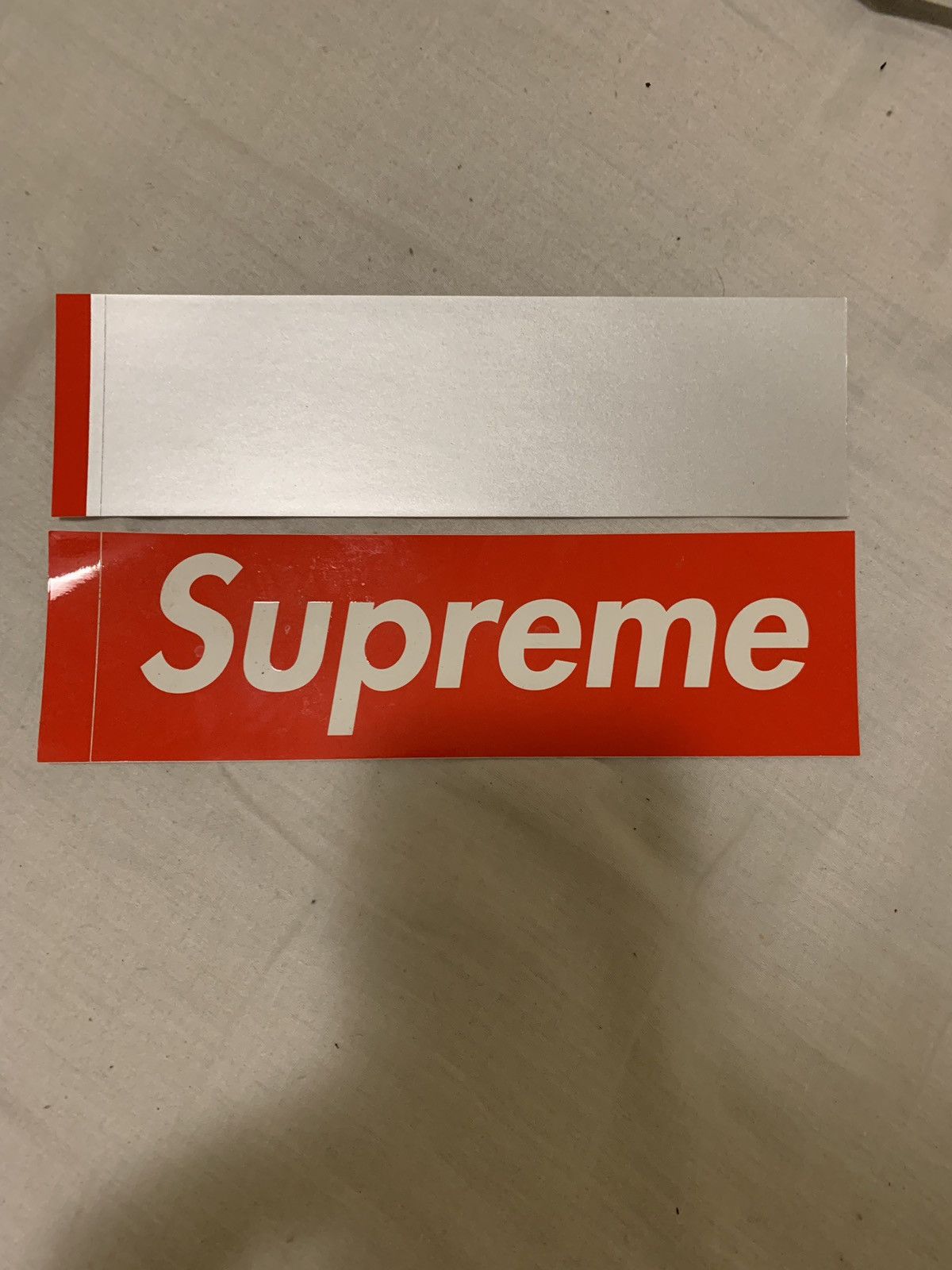 Supreme Supreme sticker FW 2019 scratch off bogo box logo Grailed