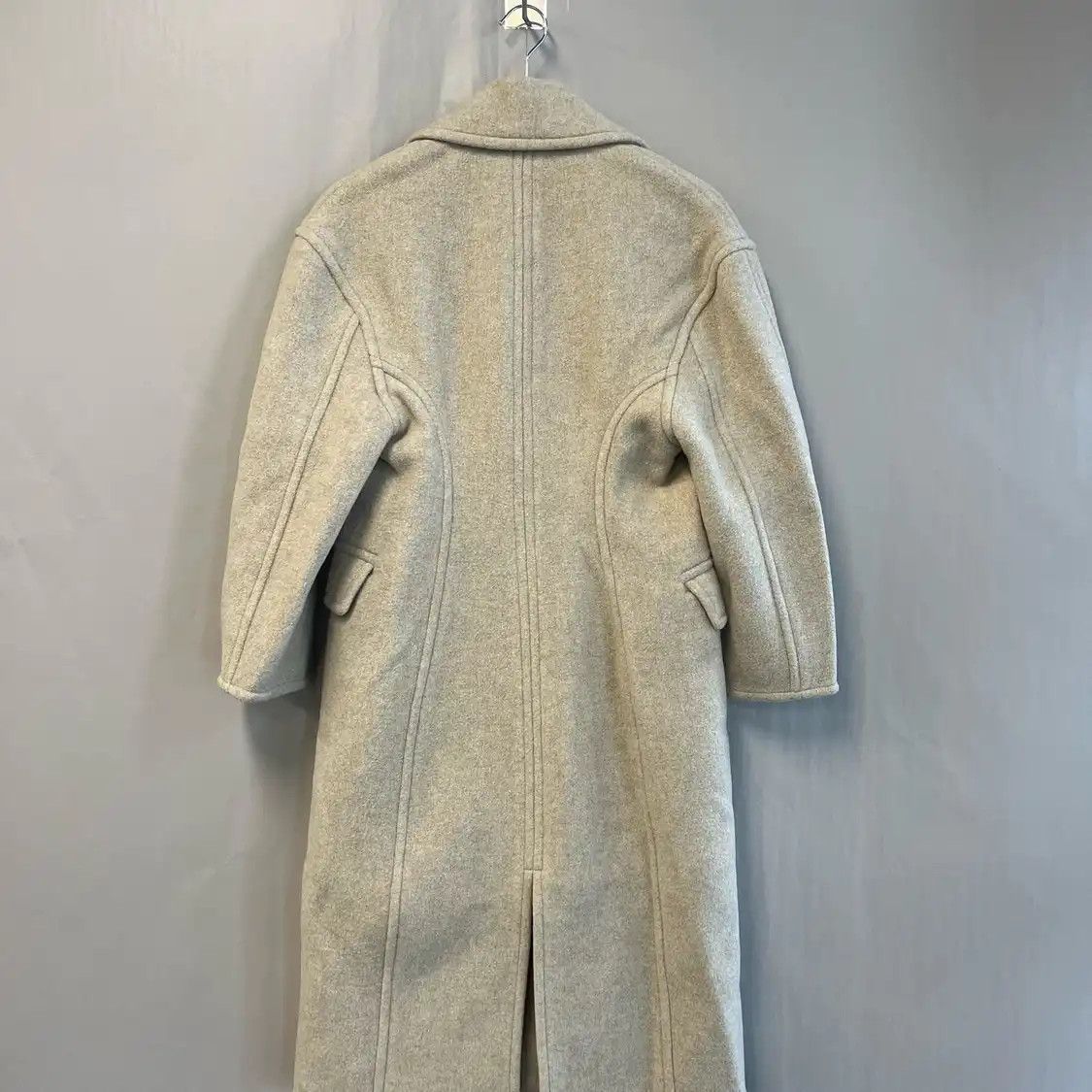 Acne Studios M Size Light Grey Wool Women's Coat in Gray, Women's — image 2 of 5