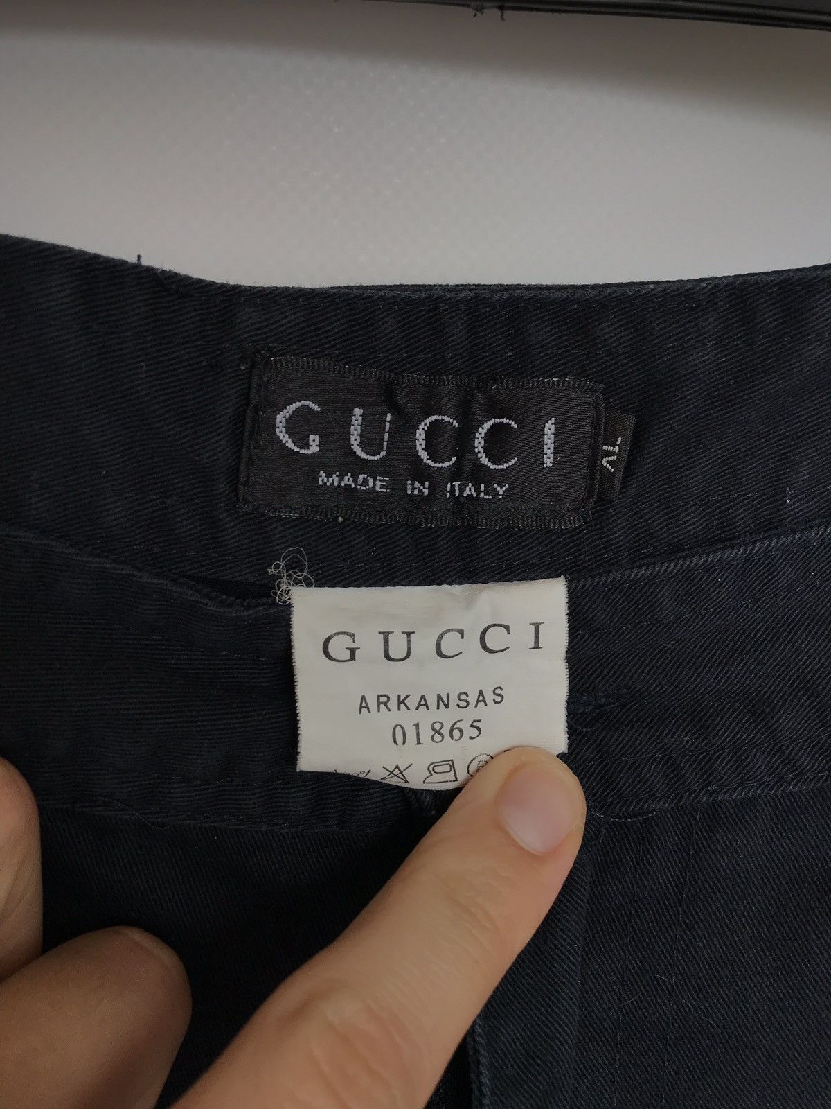 Gucci Vintage GUCCI Arkansas Dark Blue Straight Breeches | Grailed