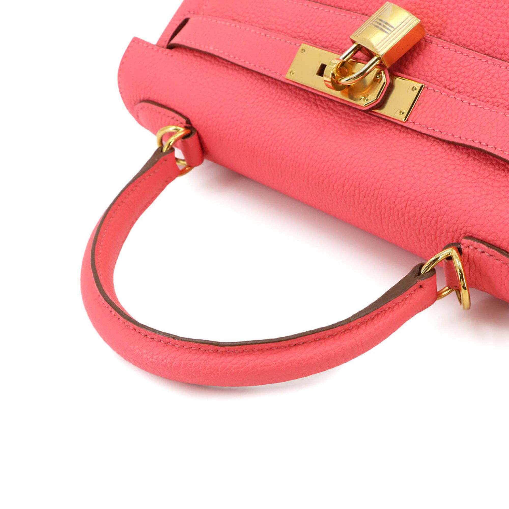 Hermes Hermes Kelly 28 Togo Rose Lipstick 2-way Hand/Shoulder Handbag □P stamp Inside stitching Gold hardware Size ONE SIZE - 5 Thumbnail