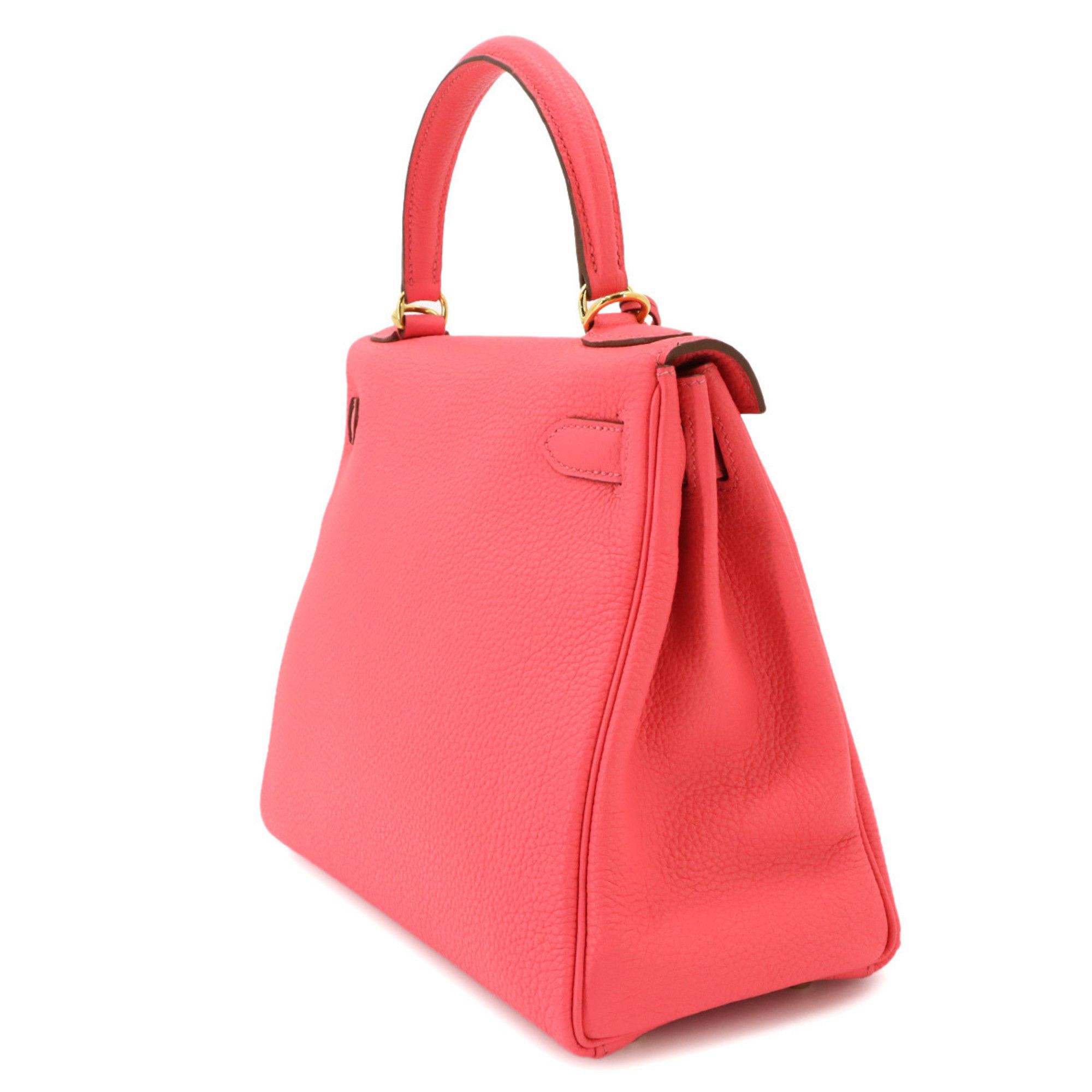 Hermes Hermes Kelly 28 Togo Rose Lipstick 2-way Hand/Shoulder Handbag □P stamp Inside stitching Gold hardware Size ONE SIZE - 3 Thumbnail