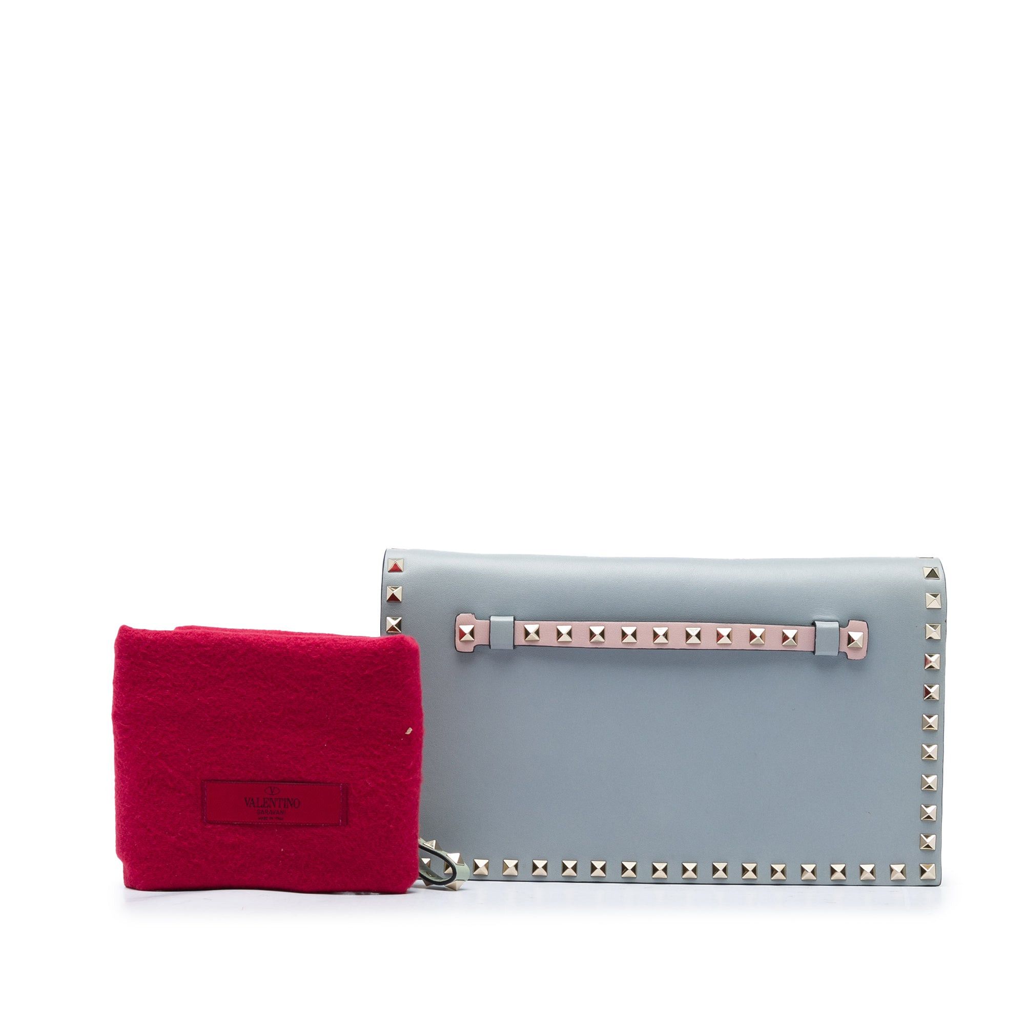 Valentino Nappa Watercolor Rockstud Wristlet Clutch Size ONE SIZE - 7 Thumbnail