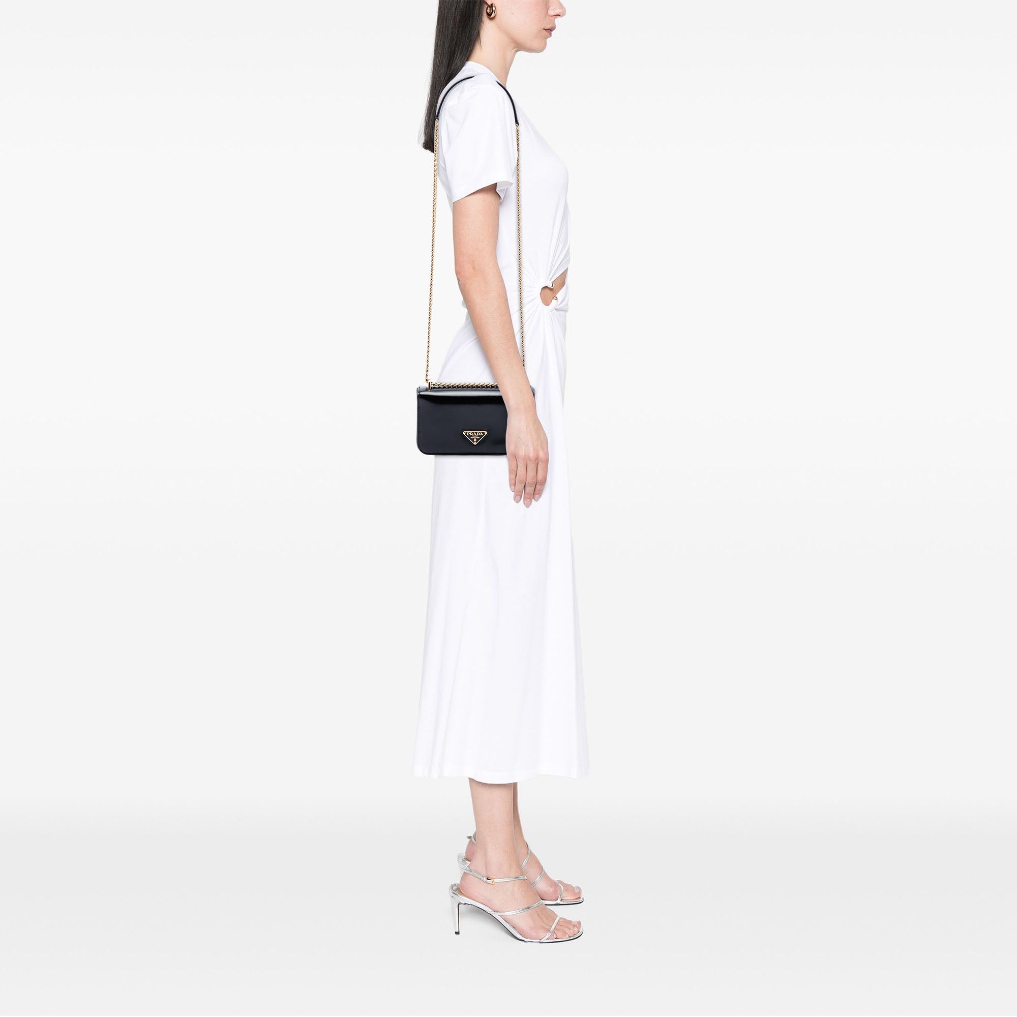 Prada Soft Calf Chain Crossbody Size ONE SIZE - 6 Thumbnail