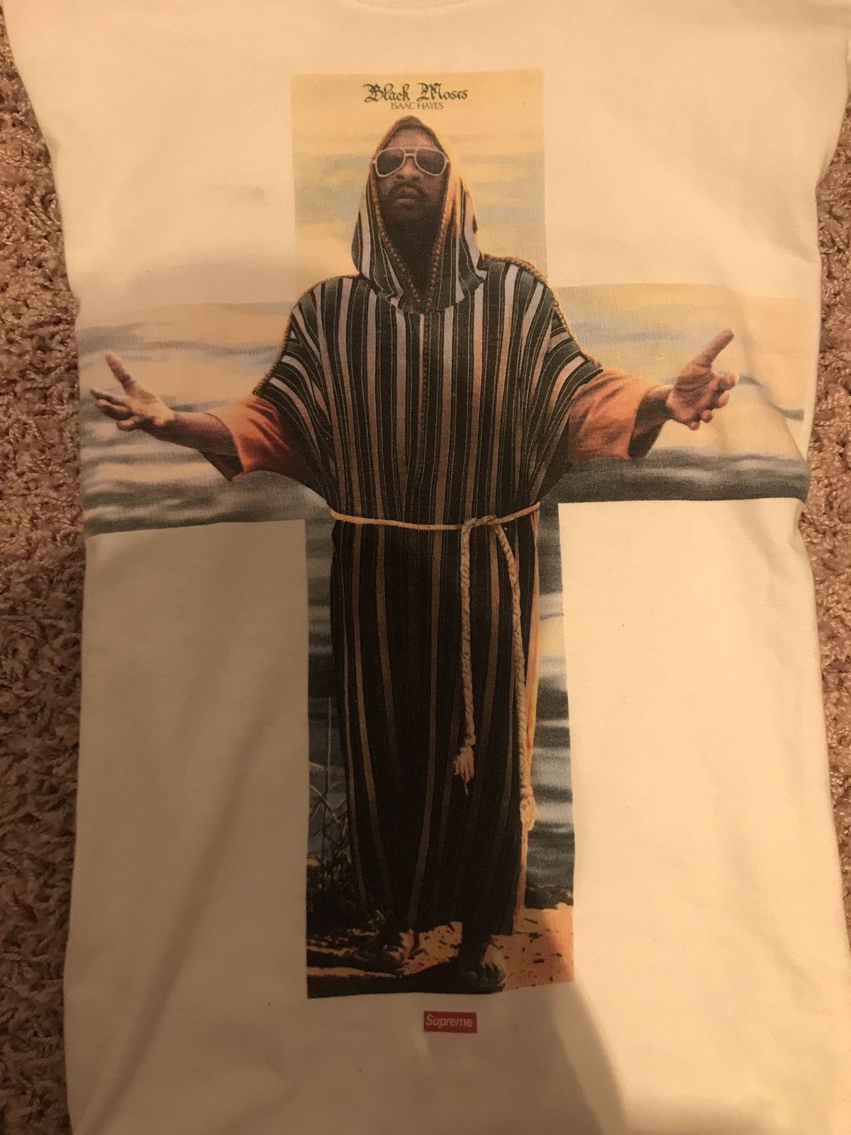 Supreme Supreme Isaac Hayes Black Moses Stax Records Tee