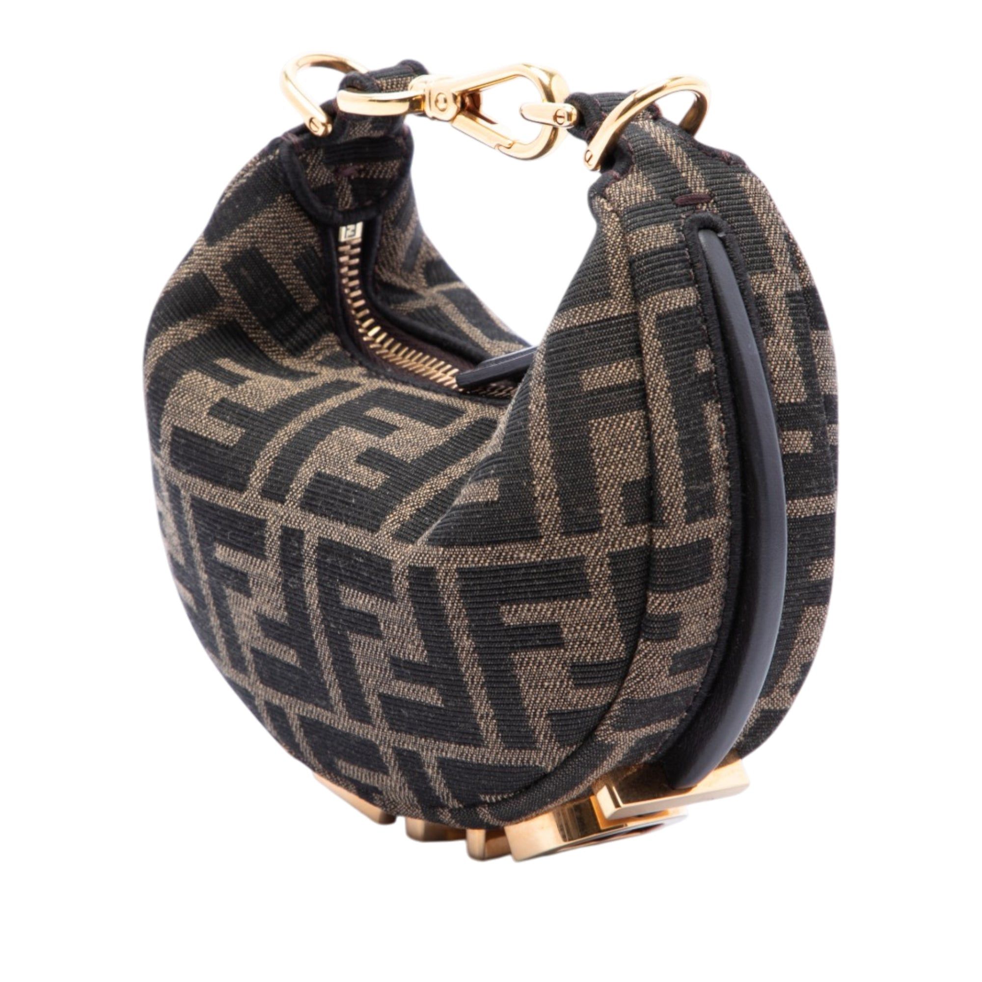 Fendi Nano FF Jacquard Fendigraphy Hobo Size ONE SIZE - 2 Thumbnail