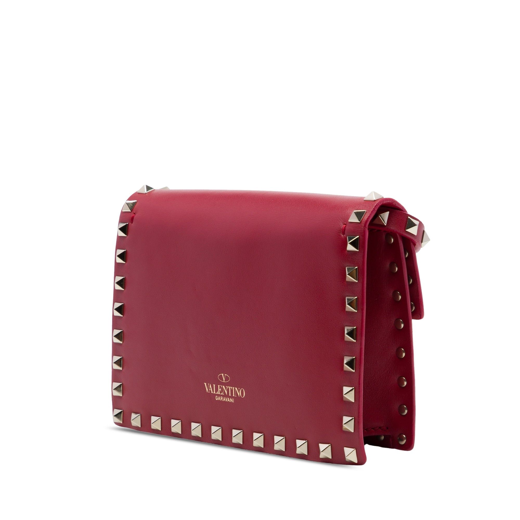 Valentino Calfskin Rockstud Buckled Flap Crossbody Size ONE SIZE - 2 Thumbnail