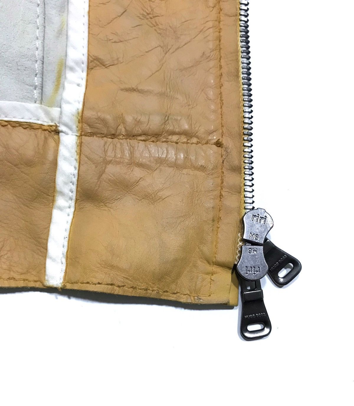Hugo Boss Calfskin Thin Leather Jacket Size US M / EU 48-50 / 2 - 5 Thumbnail