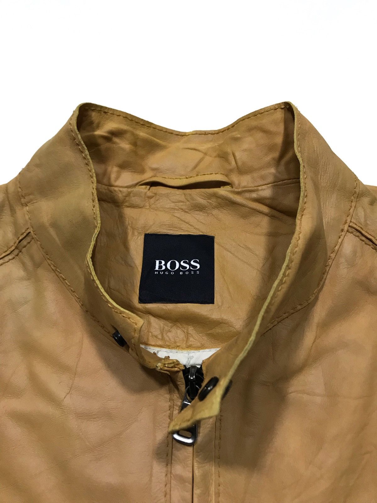 Hugo Boss Calfskin Thin Leather Jacket Size US M / EU 48-50 / 2 - 4 Thumbnail