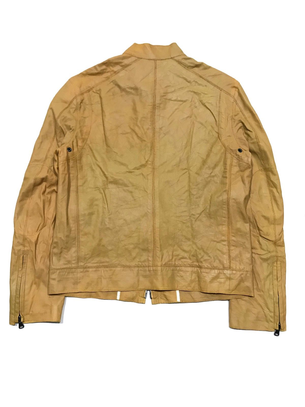 Hugo Boss Calfskin Thin Leather Jacket Size US M / EU 48-50 / 2 - 2 Thumbnail