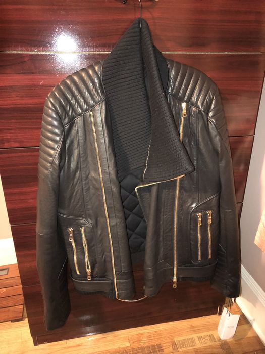 Balmain Balmain Leather Biker Jacket | Grailed