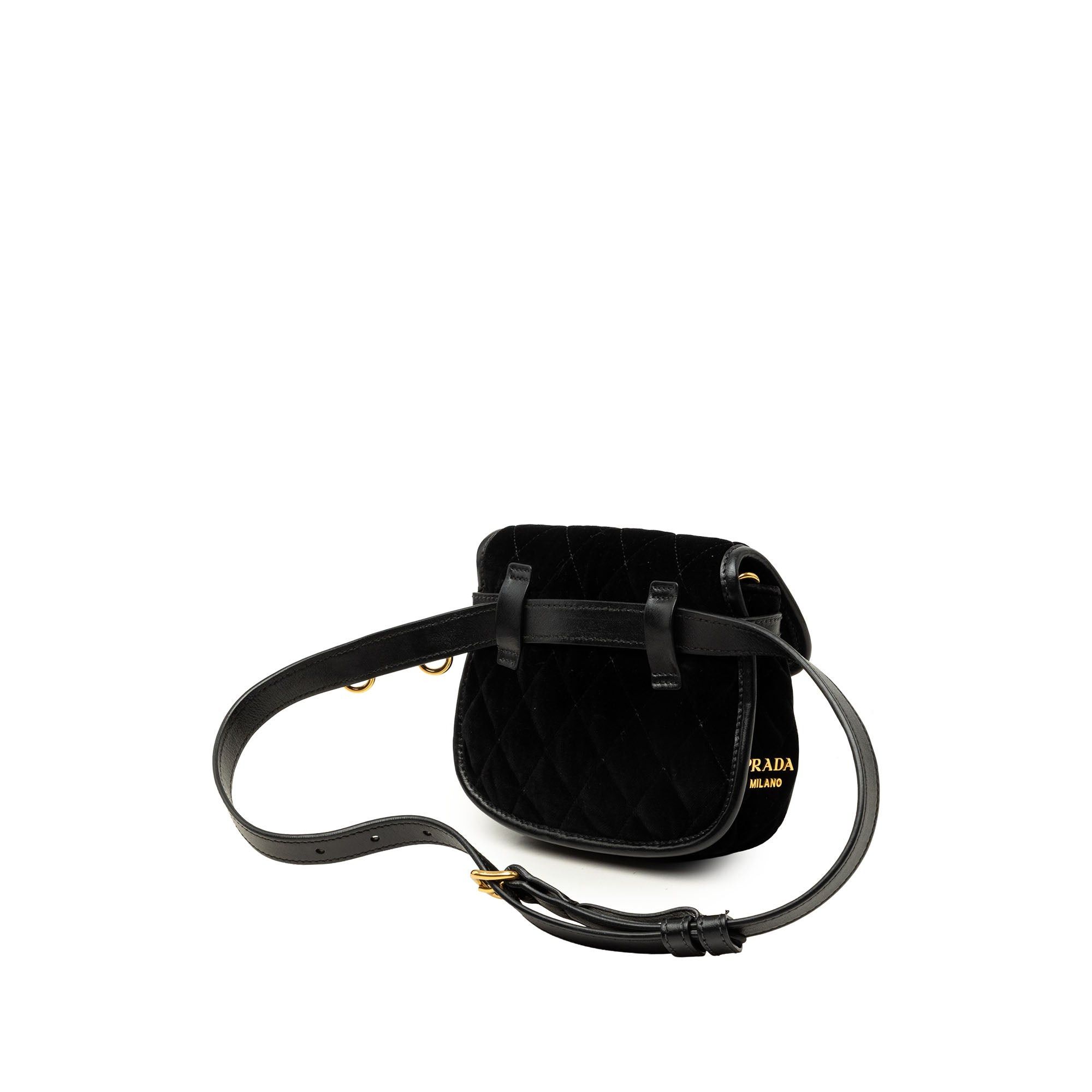 Prada Impuntu Velluto Corsaire Crossbody Size ONE SIZE - 2 Thumbnail
