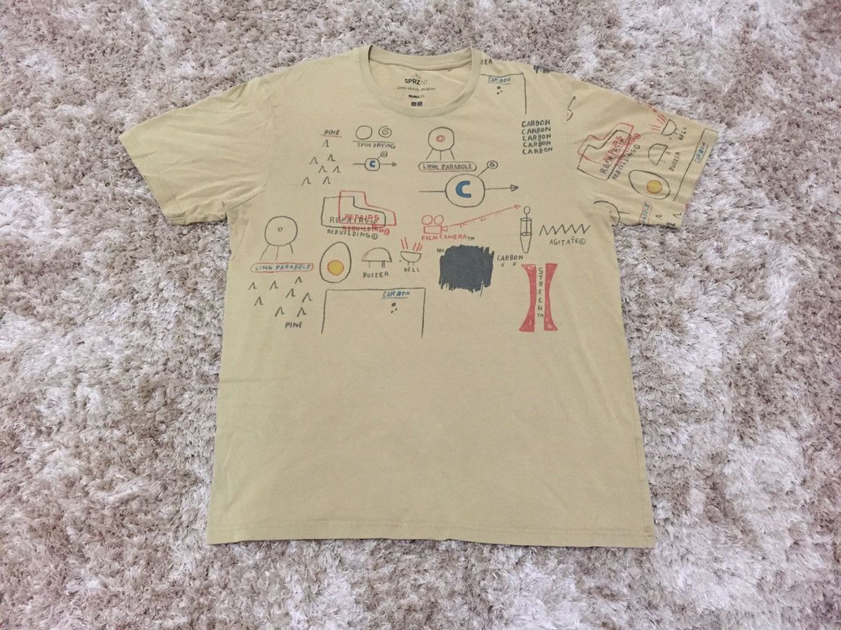 Jean-Michel Basquiat SPRZNY x Jean-Michel Basquiat x MoMA x Uniqlo Grailed Tee Size US M / EU 48-50 / 2 - 1 Thumbnail