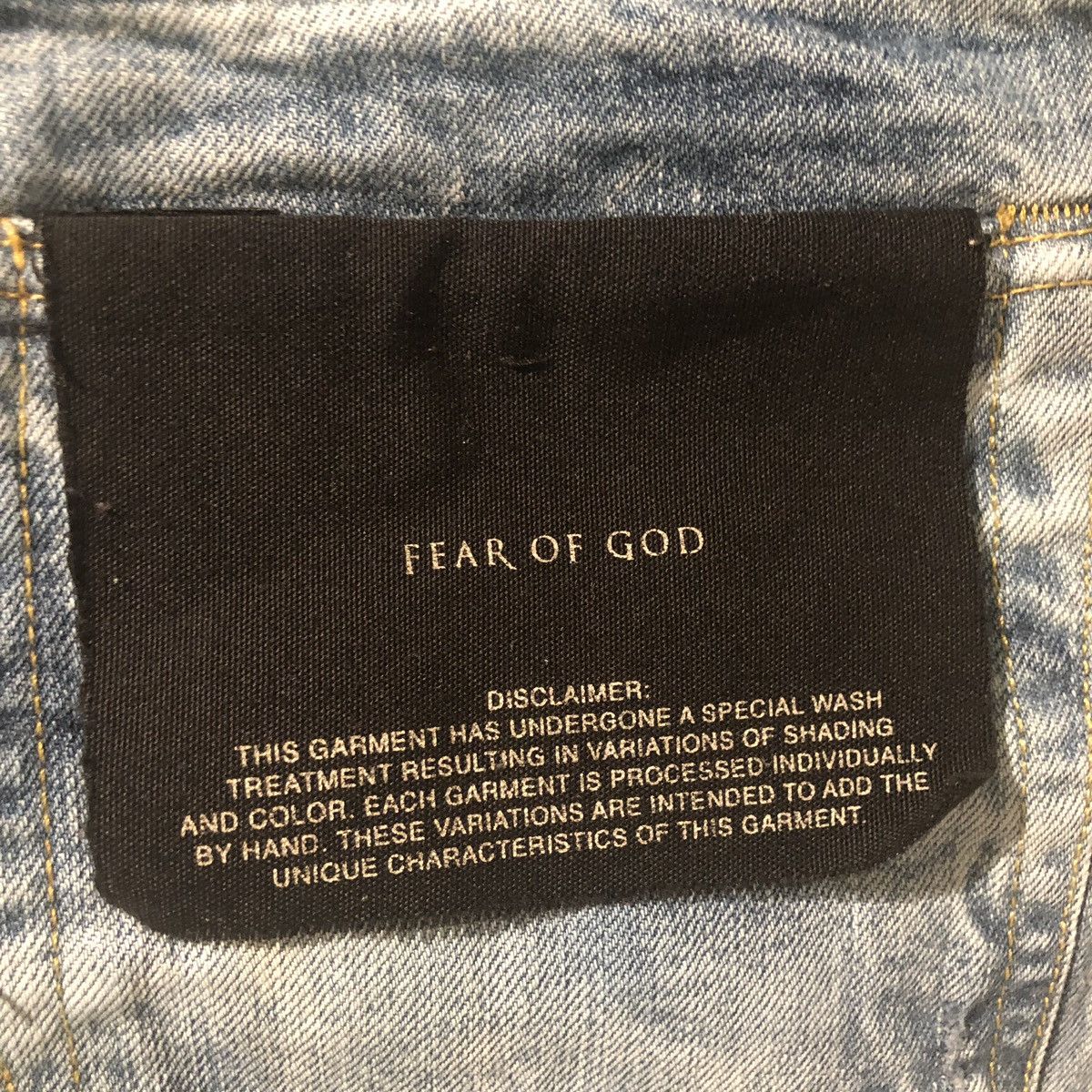 Fear of God Fear Of God Denim Jeans Size US 34 / EU 50 - 5 Thumbnail
