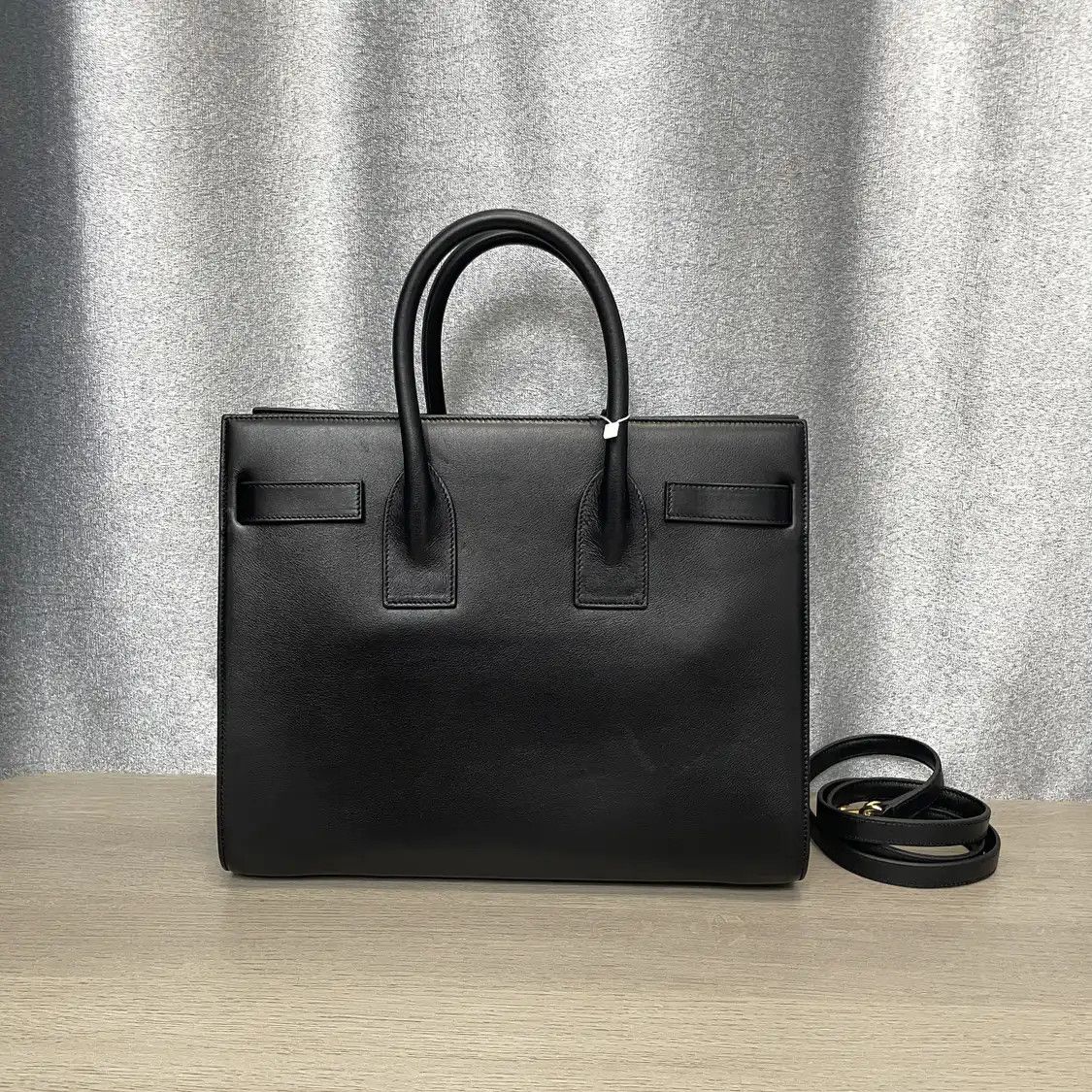 Saint Laurent Paris Saint Laurent Paris YSL SAC DE JOUR black cowhide leather crossbody bag Size ONE SIZE - 6 Thumbnail