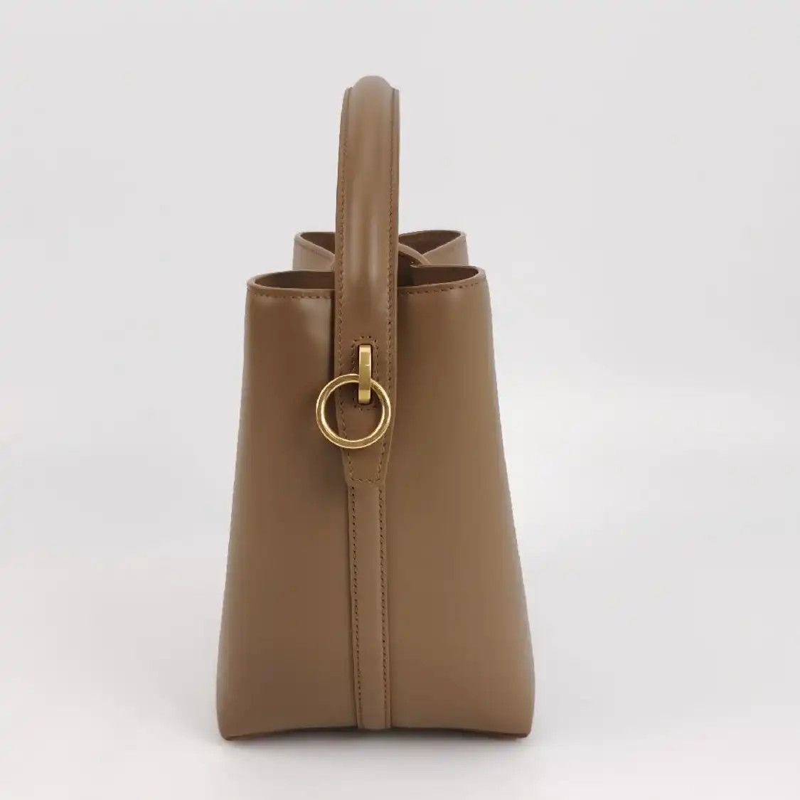 Saint Laurent Paris Saint Laurent Paris YSL LE 37 Small brown cowhide leather quilted crossbody bag Size ONE SIZE - 4 Thumbnail