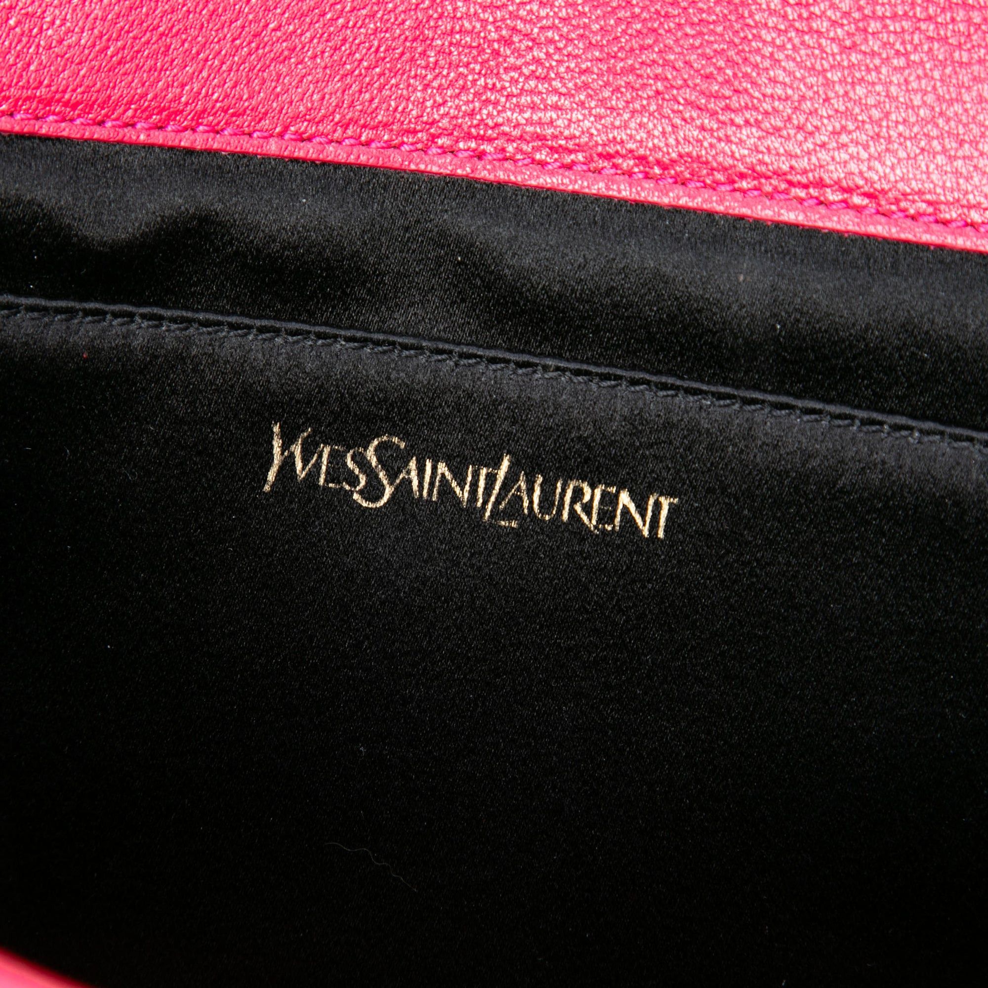 Saint Laurent Paris Leather Monogram Belle De Jour Clutch Size ONE SIZE - 5 Thumbnail