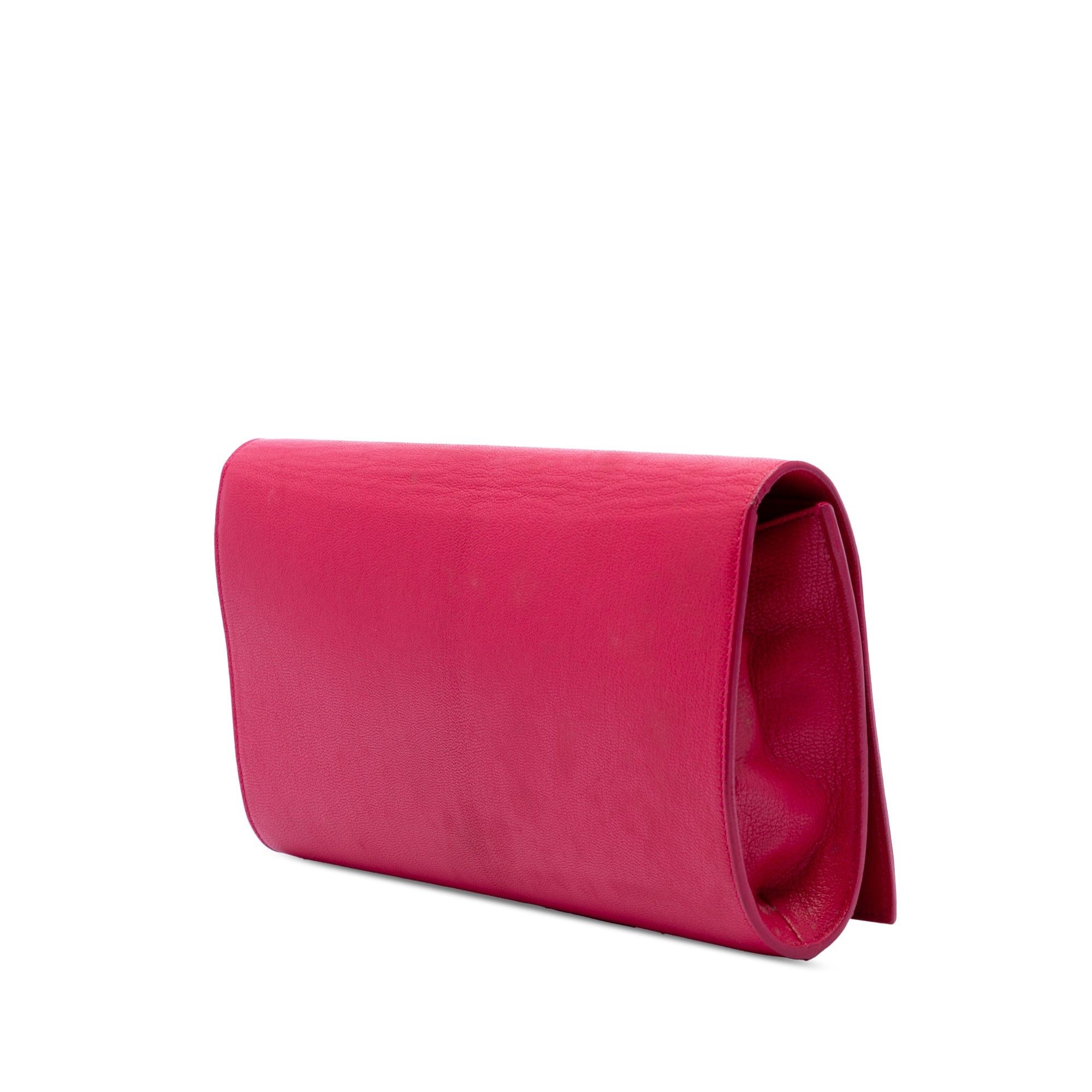 Saint Laurent Paris Leather Monogram Belle De Jour Clutch Size ONE SIZE - 2 Thumbnail