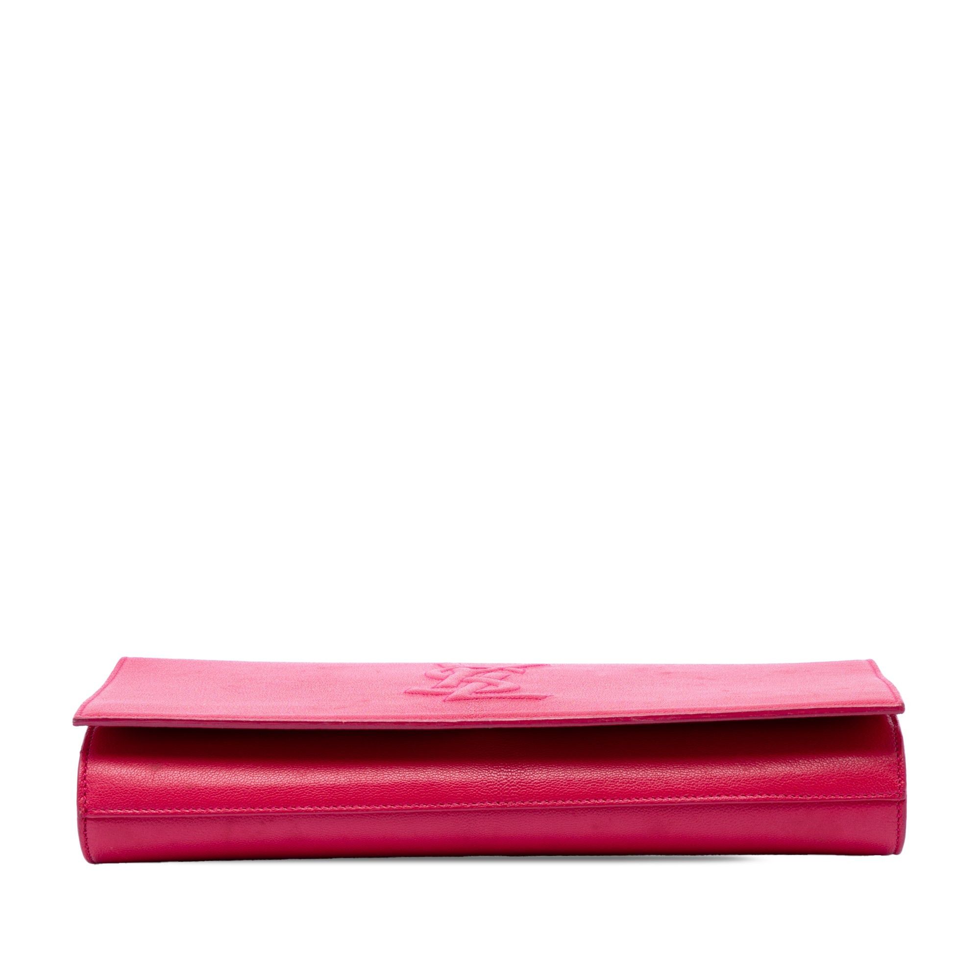Saint Laurent Paris Leather Monogram Belle De Jour Clutch Size ONE SIZE - 3 Thumbnail