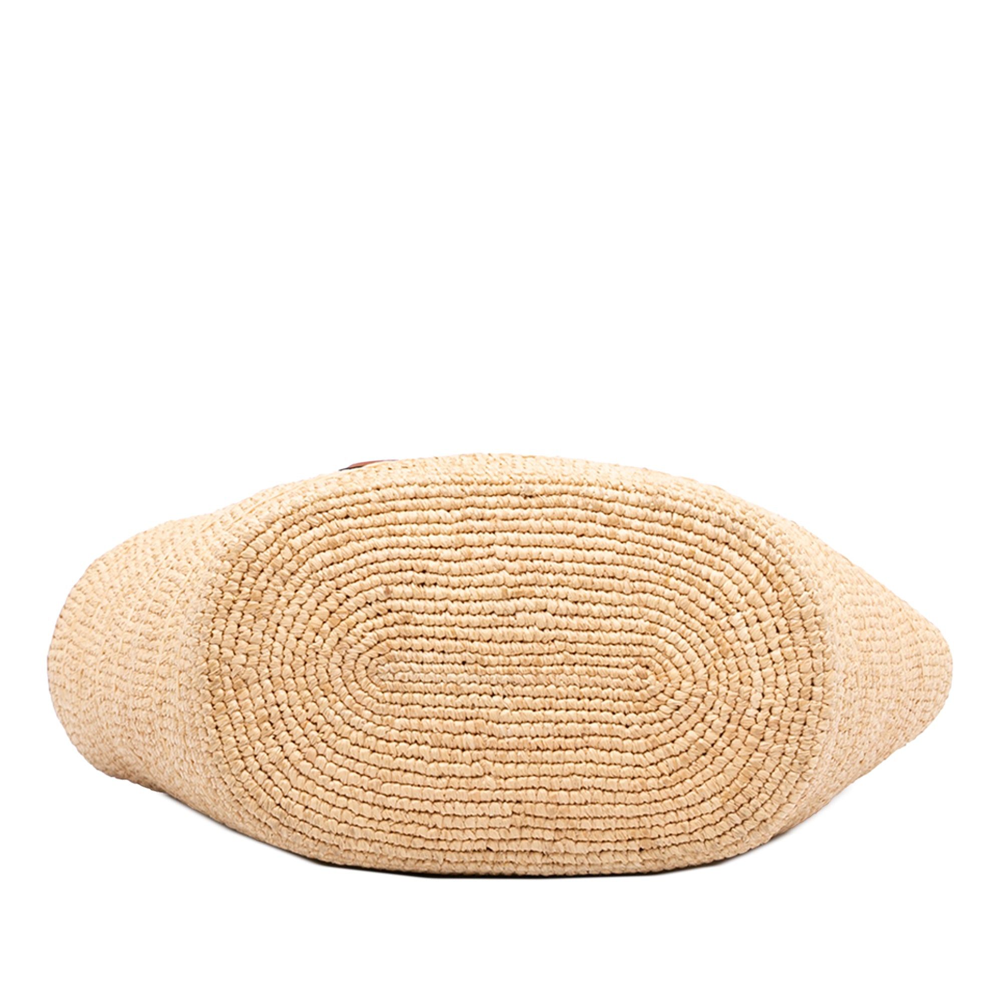 Celine Teen Supple Raffia Cuir Triomphe Classic Panier Tote Size ONE SIZE - 3 Thumbnail