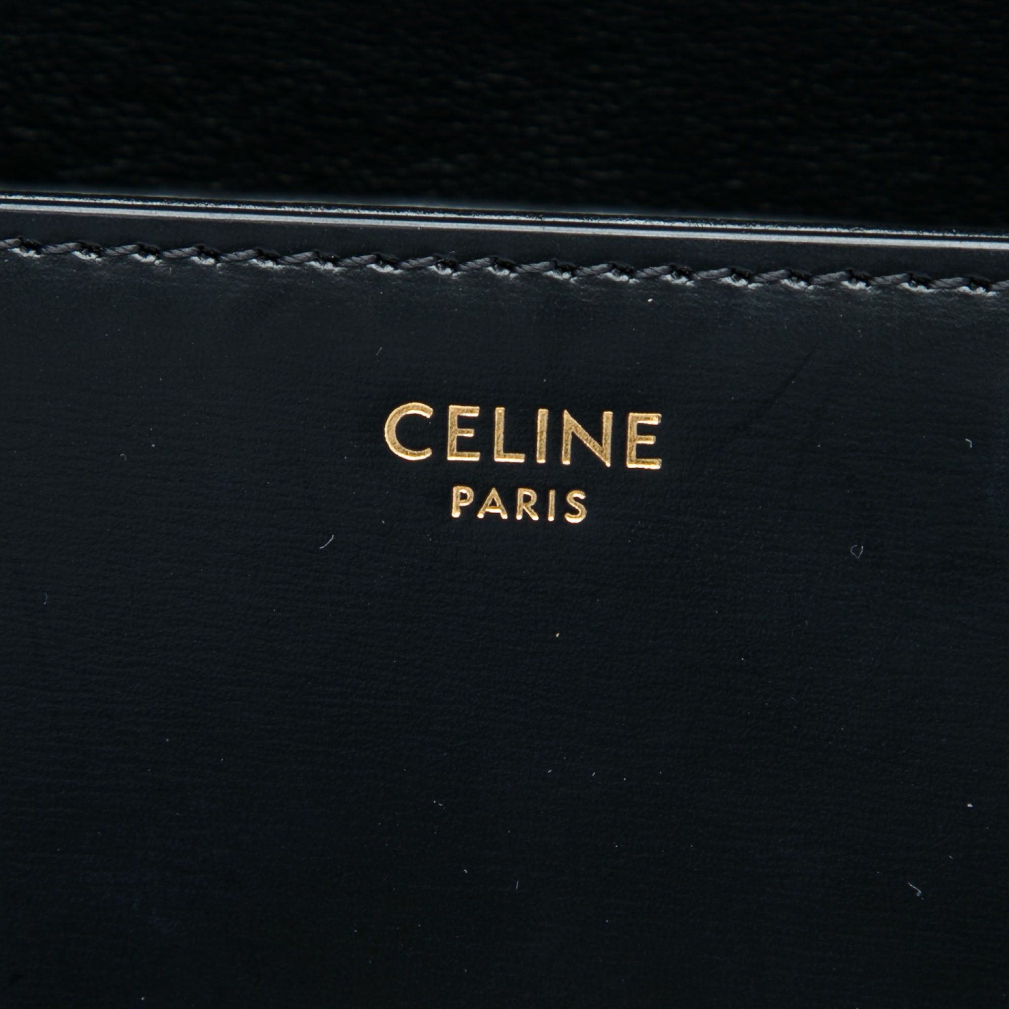 Celine Shiny Calfskin Triomphe Claude Shoulder Bag Size ONE SIZE - 5 Thumbnail