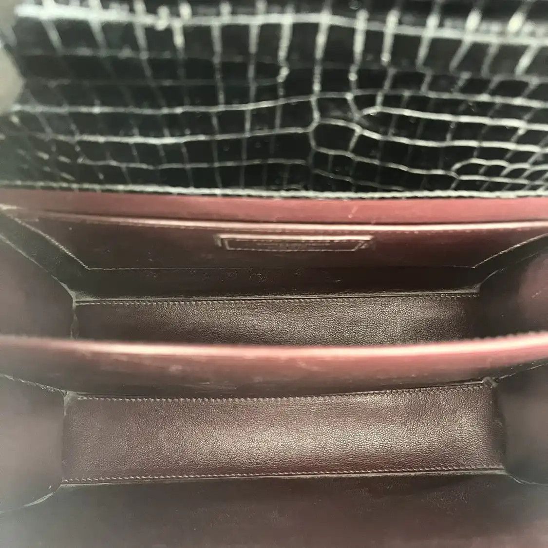 Saint Laurent Paris Saint Laurent Paris YSL CASSANDRA Medium black cowhide leather embossed handbag Size ONE SIZE - 10 Thumbnail
