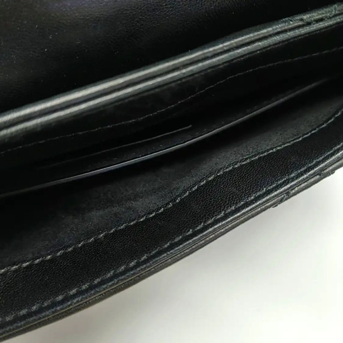 Saint Laurent Paris Saint Laurent Paris YSL LE 57 black sheepskin quilted handbag shoulder bag gold Size ONE SIZE - 14 Thumbnail