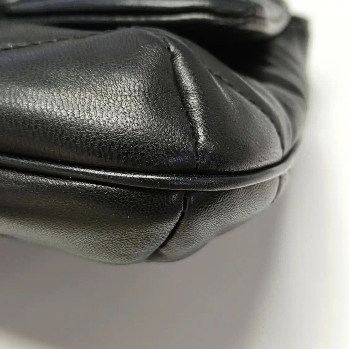 Saint Laurent Paris Saint Laurent Paris YSL LE 57 black sheepskin quilted handbag shoulder bag gold Size ONE SIZE - 12 Thumbnail