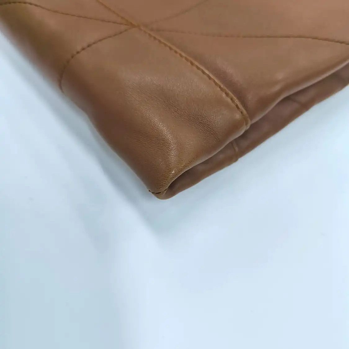 Saint Laurent Paris Saint Laurent Paris YSL JAMIE POCHON brown sheepskin quilted shoulder bag clutch Size ONE SIZE - 10 Thumbnail