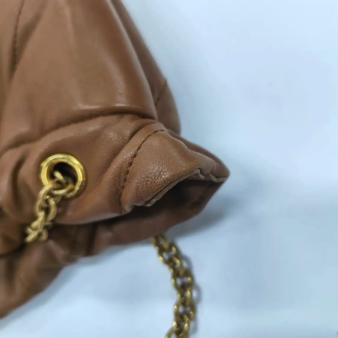 Saint Laurent Paris Saint Laurent Paris YSL JAMIE POCHON brown sheepskin quilted shoulder bag clutch Size ONE SIZE - 13 Thumbnail