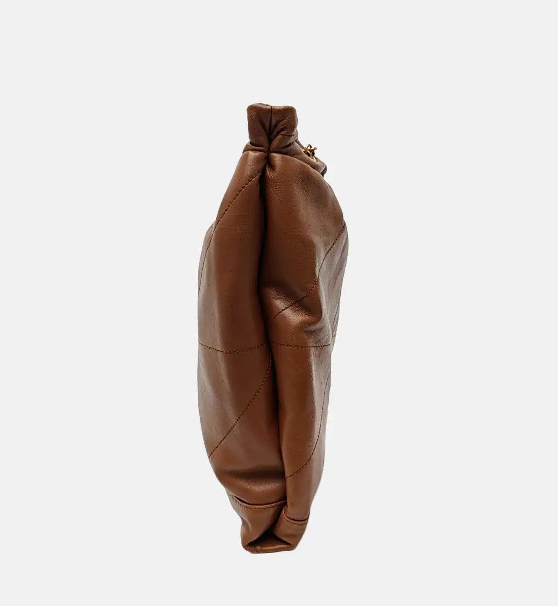 Saint Laurent Paris Saint Laurent Paris YSL JAMIE POCHON brown sheepskin quilted shoulder bag clutch Size ONE SIZE - 3 Thumbnail
