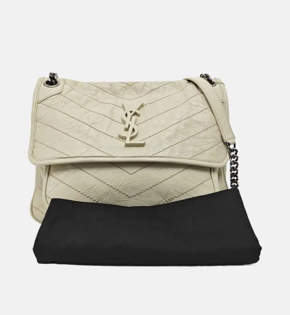 Saint Laurent Paris Saint Laurent Paris YSL NIKI Medium beige cowhide leather quilted Vshoulder bag Size ONE SIZE - 8 Thumbnail
