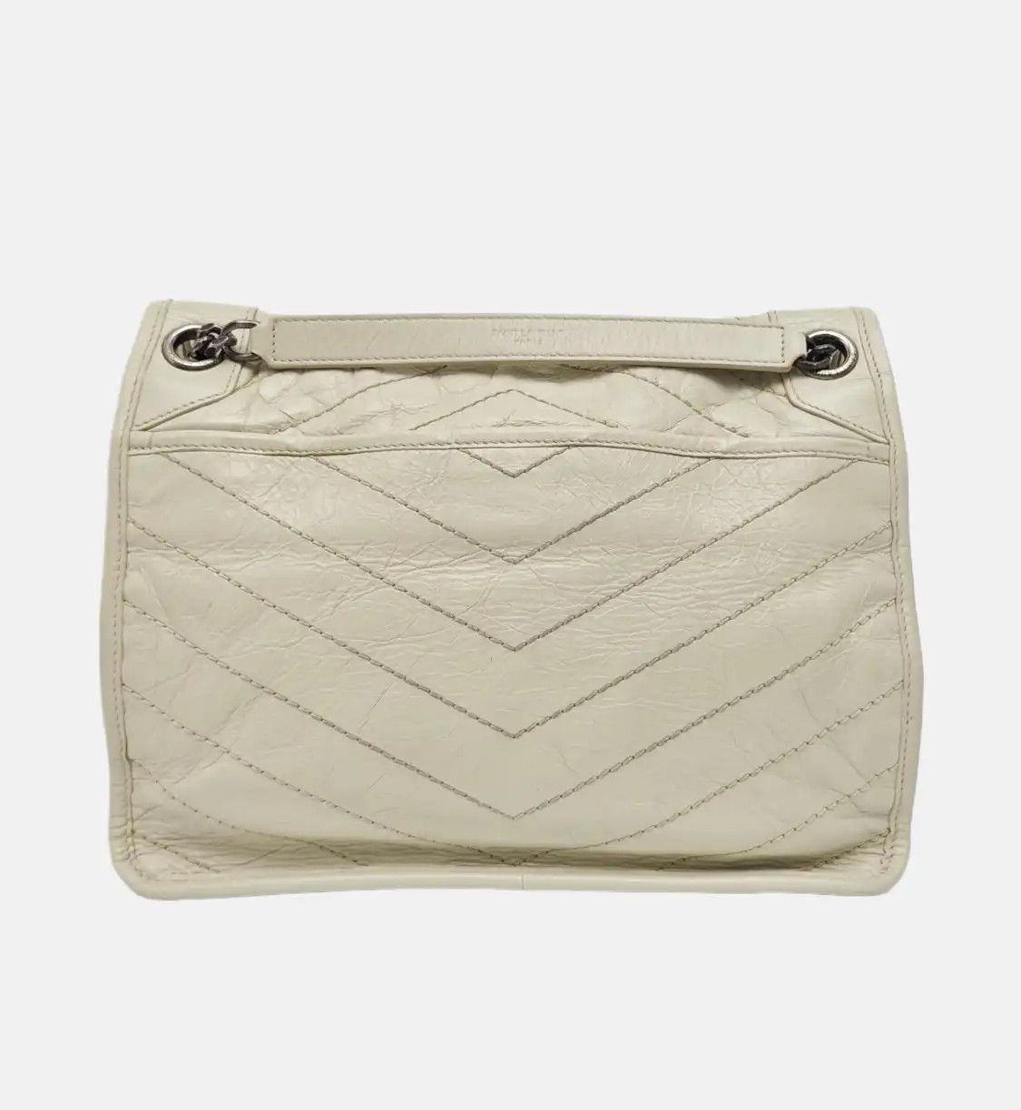 Saint Laurent Paris Saint Laurent Paris YSL NIKI Medium beige cowhide leather quilted Vshoulder bag Size ONE SIZE - 5 Thumbnail
