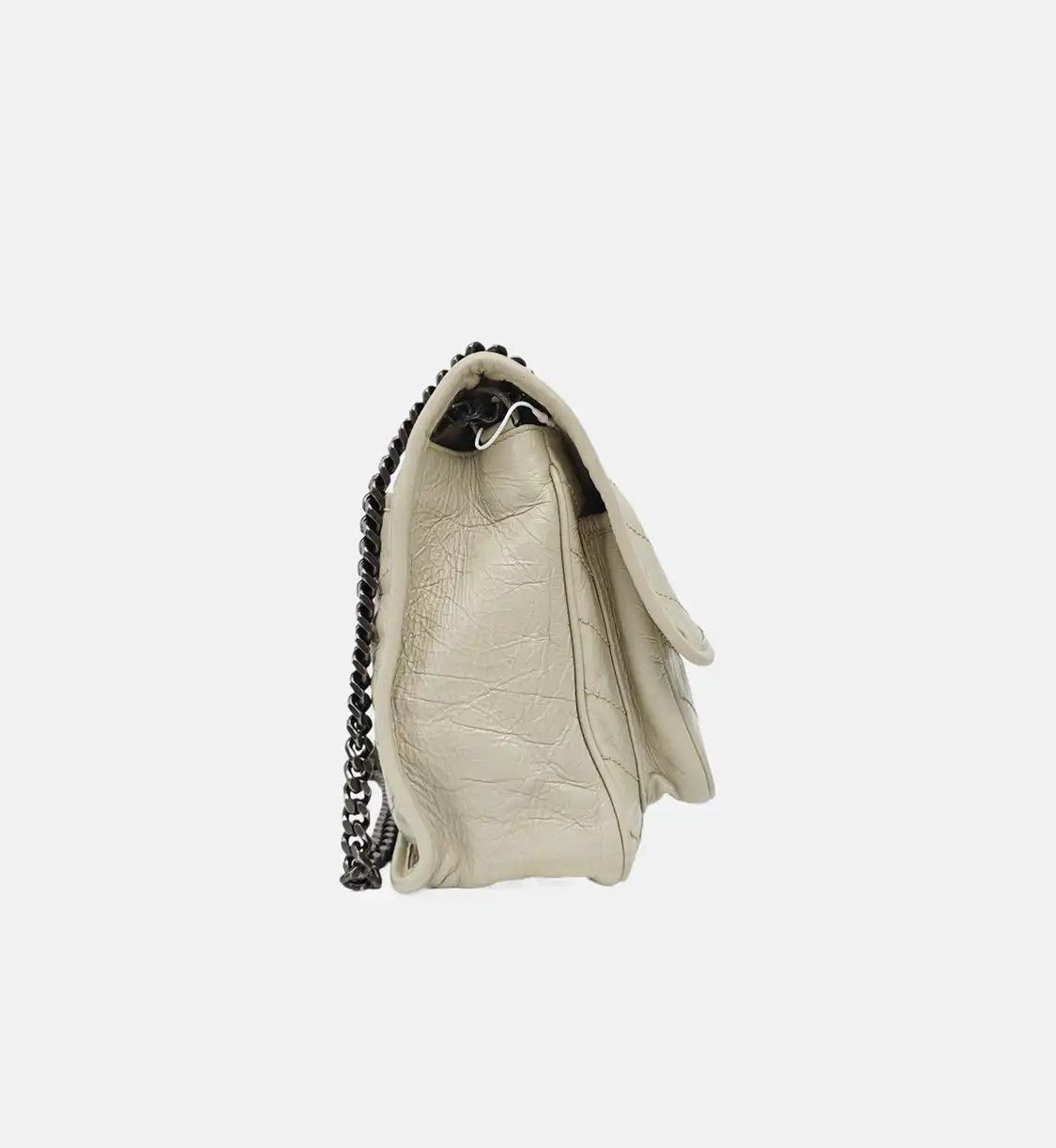 Saint Laurent Paris Saint Laurent Paris YSL NIKI Medium beige cowhide leather quilted Vshoulder bag Size ONE SIZE - 4 Thumbnail