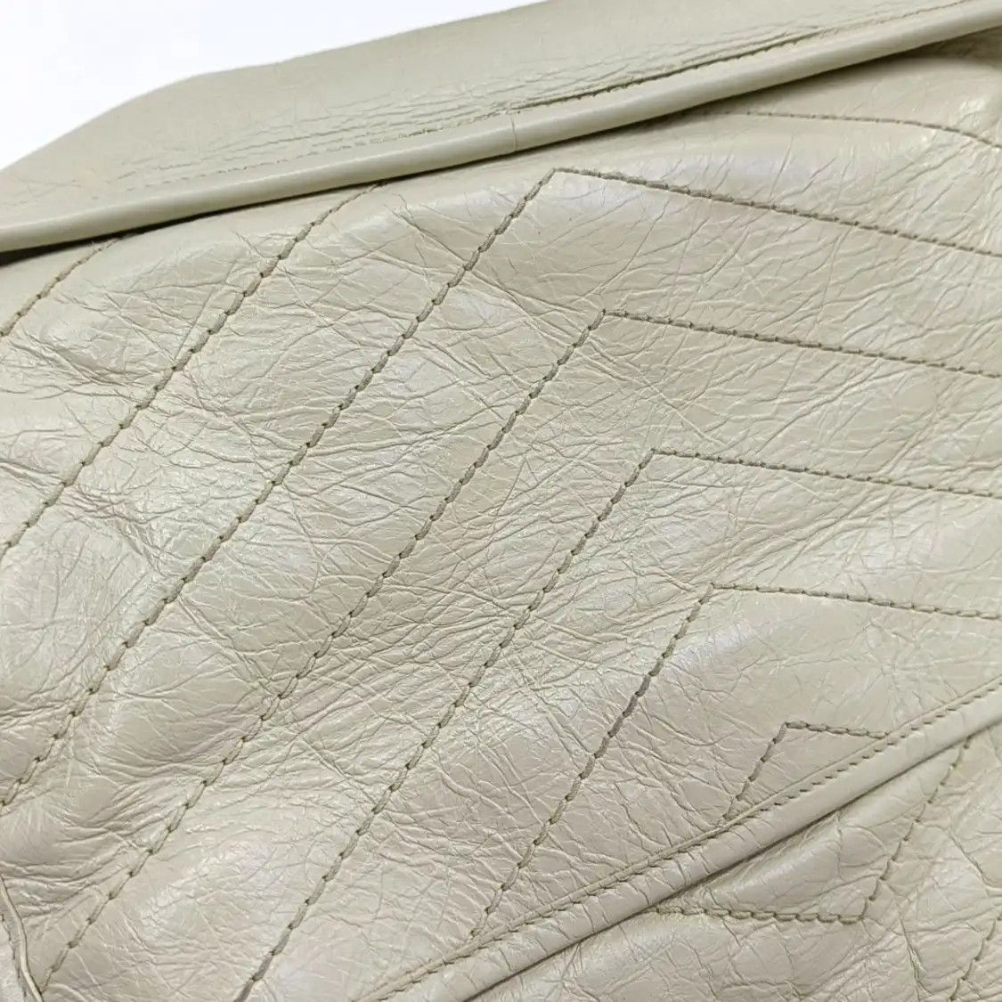 Saint Laurent Paris Saint Laurent Paris YSL NIKI Medium beige cowhide leather quilted Vshoulder bag Size ONE SIZE - 11 Thumbnail
