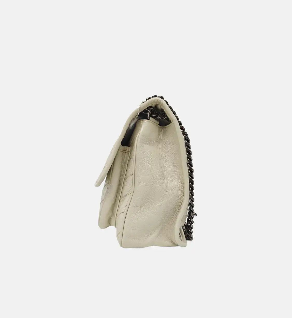Saint Laurent Paris Saint Laurent Paris YSL NIKI Medium beige cowhide leather quilted Vshoulder bag Size ONE SIZE - 3 Thumbnail