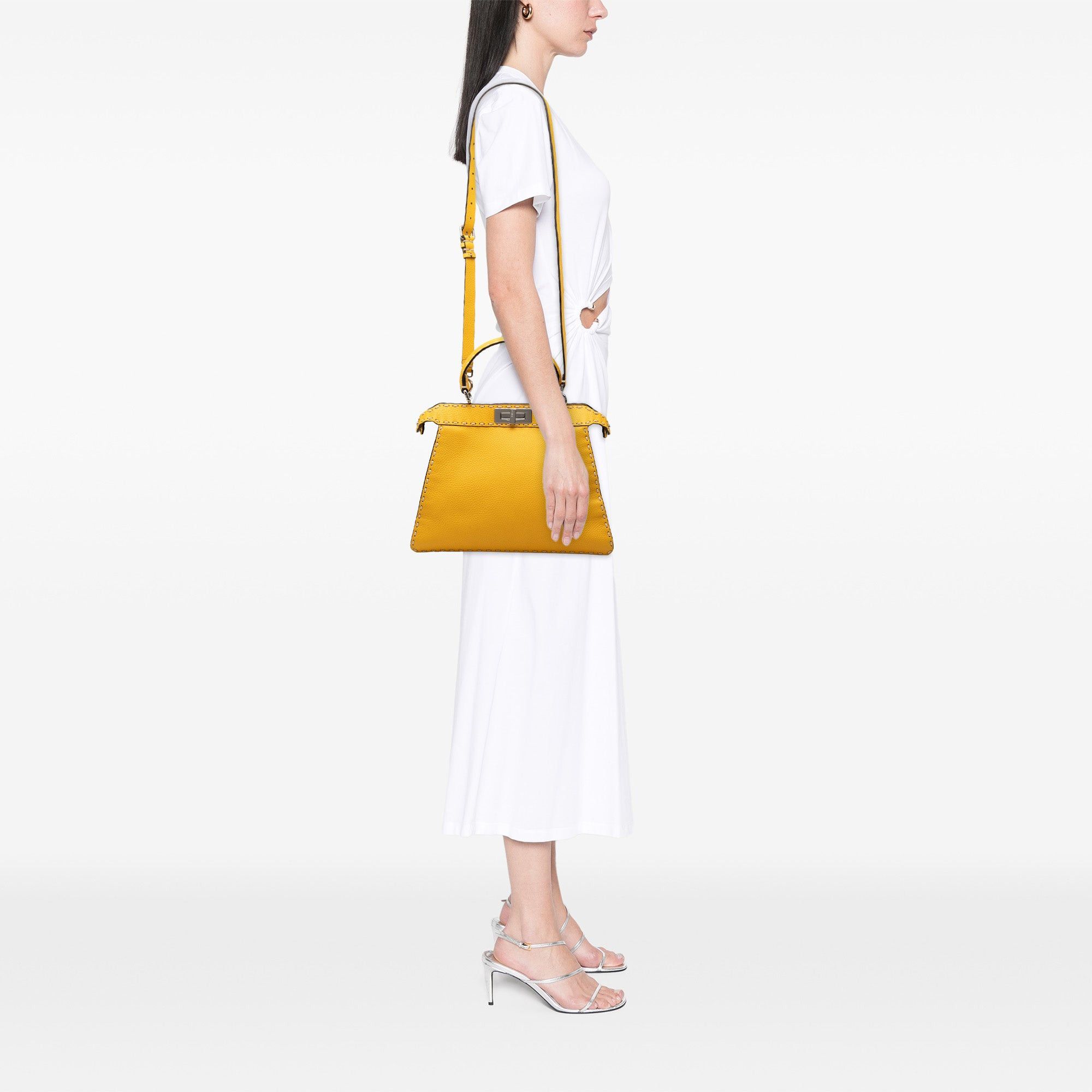 Fendi Calfskin Selleria Peekaboo ISeeU Satchel Size ONE SIZE - 6 Thumbnail