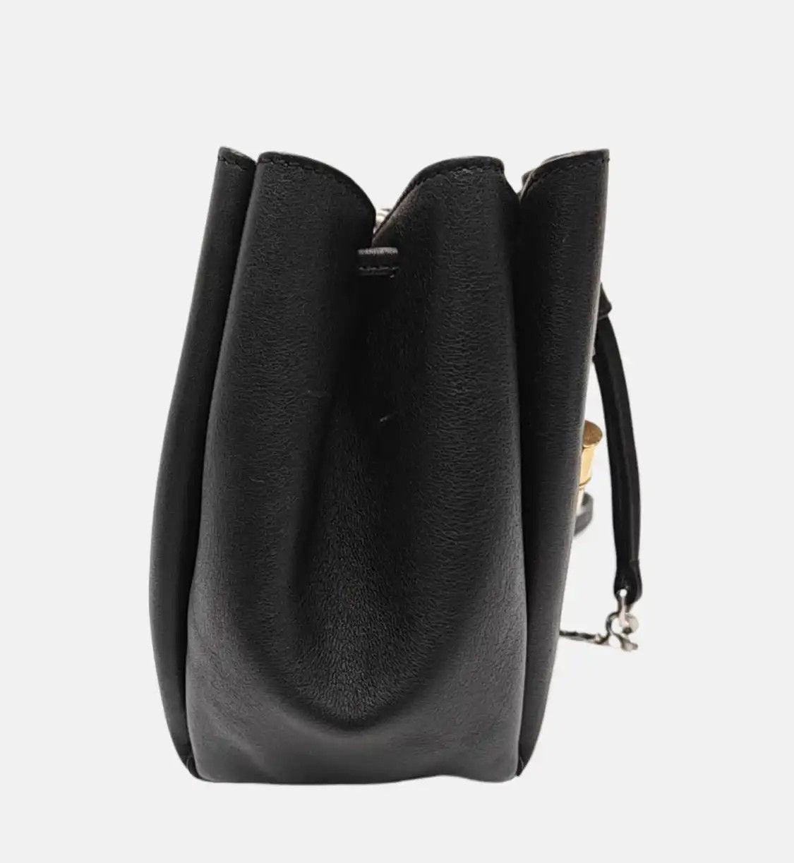 Saint Laurent Paris Saint Laurent Paris YSL bucket bag black cowhide leather fringe applique shoulde Size ONE SIZE - 4 Thumbnail