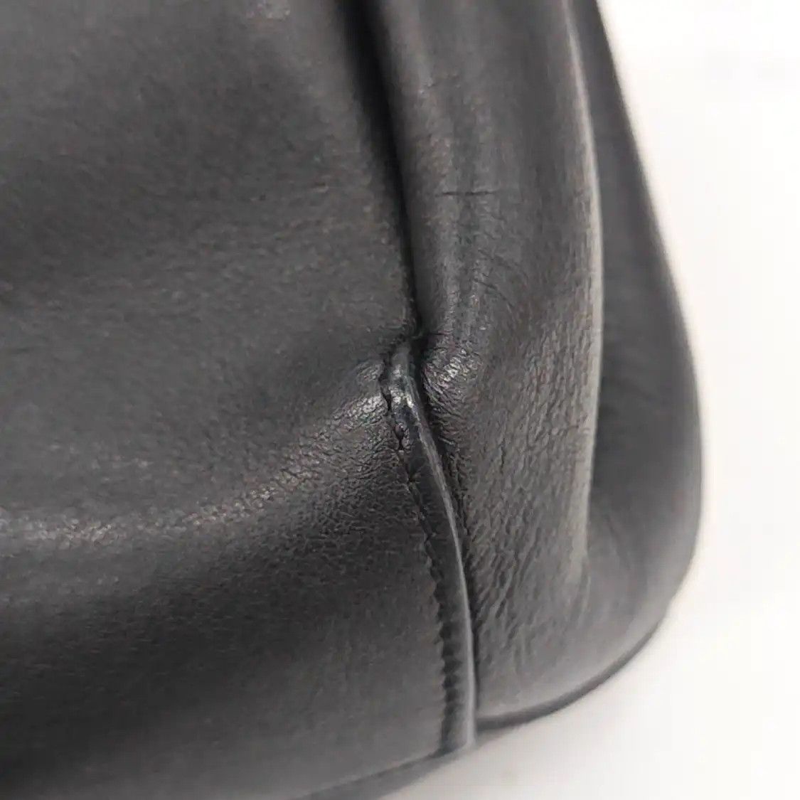 Saint Laurent Paris Saint Laurent Paris YSL bucket bag black cowhide leather fringe applique shoulde Size ONE SIZE - 9 Thumbnail