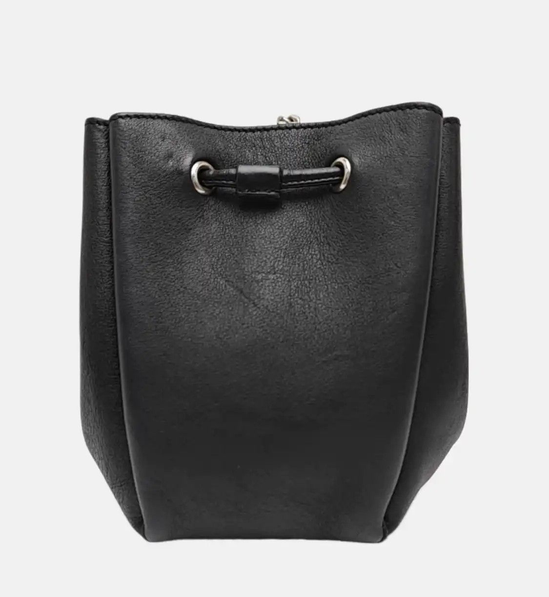 Saint Laurent Paris Saint Laurent Paris YSL bucket bag black cowhide leather fringe applique shoulde Size ONE SIZE - 5 Thumbnail