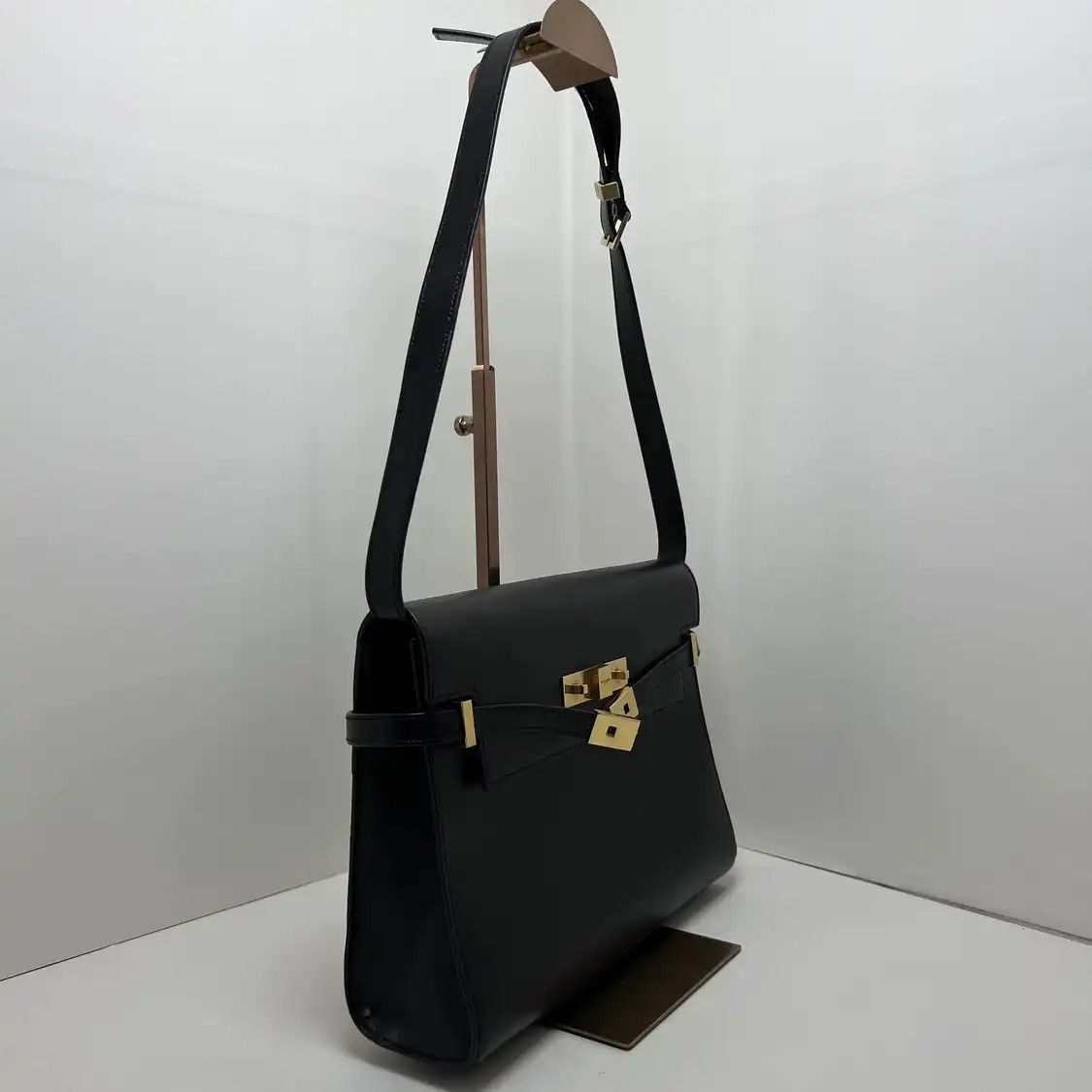 Saint Laurent Paris Saint Laurent Paris YSL MANHATTAN black cowhide leather 曼哈顿bag handbag Size ONE SIZE - 2 Thumbnail
