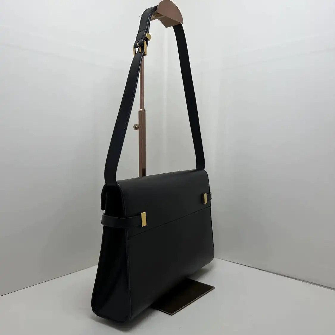 Saint Laurent Paris Saint Laurent Paris YSL MANHATTAN black cowhide leather 曼哈顿bag handbag Size ONE SIZE - 8 Thumbnail