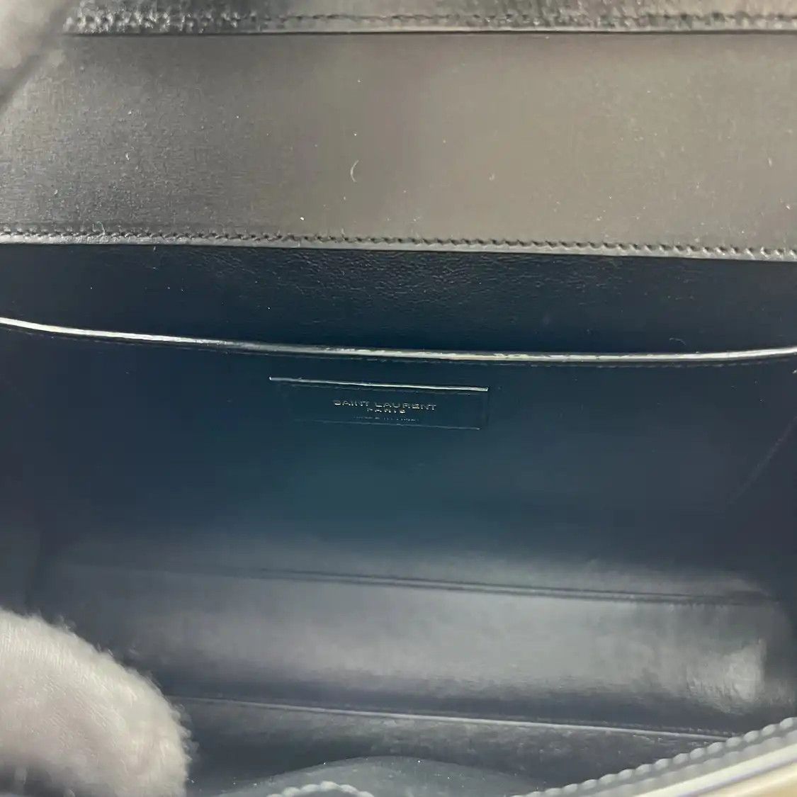 Saint Laurent Paris Saint Laurent Paris YSL MANHATTAN black cowhide leather 曼哈顿bag handbag Size ONE SIZE - 6 Thumbnail