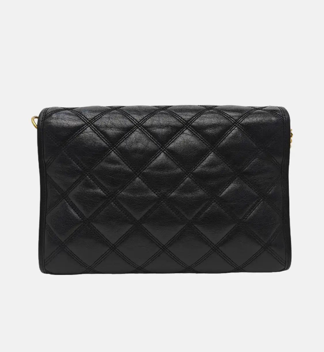 Saint Laurent Paris Saint Laurent Paris YSL BECKY mini black sheepskin quilted shoulder bag crossbod Size ONE SIZE - 5 Thumbnail